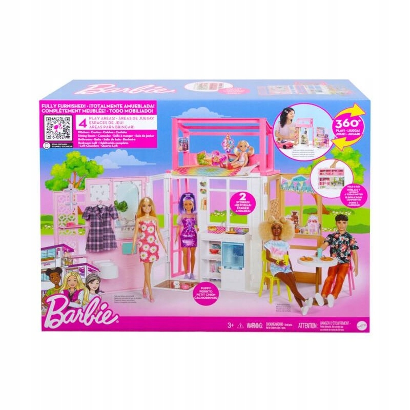 

Barbie domek dla lalek