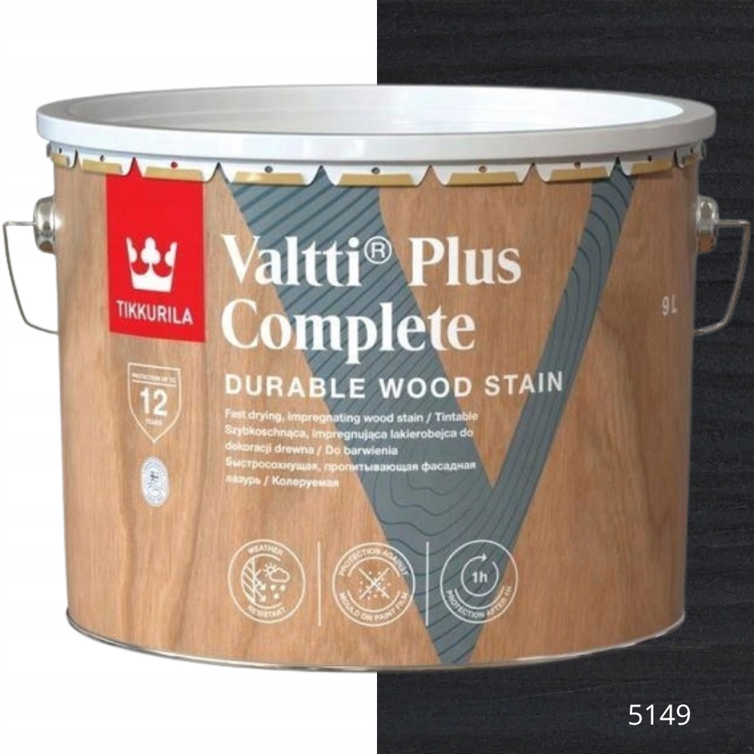 Tikkurila Lakovací Hmota Valtti Plus Complete 9L Barva 5149