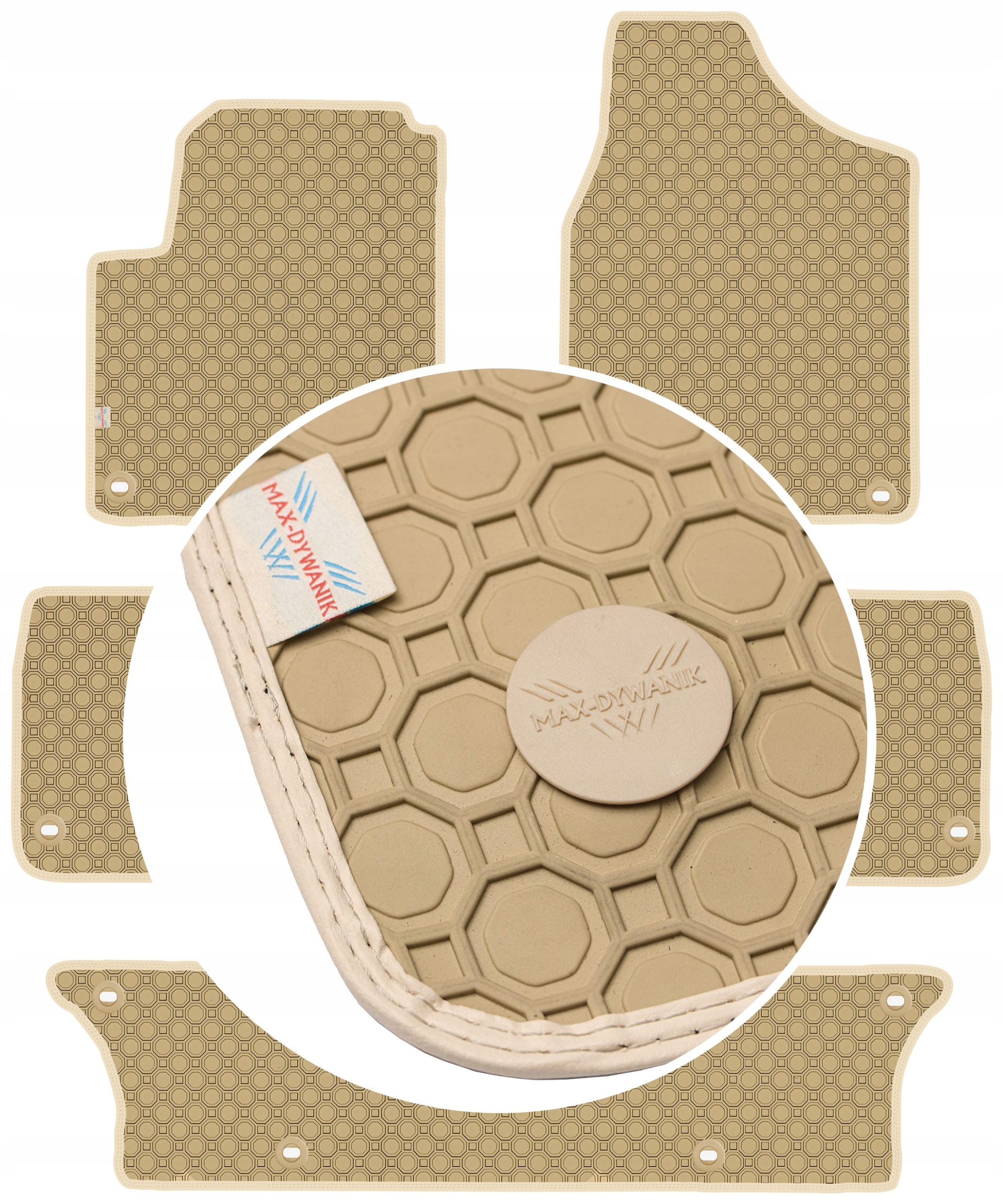 Ford Galaxy I 7os 1995-2006 Koberce Béžové