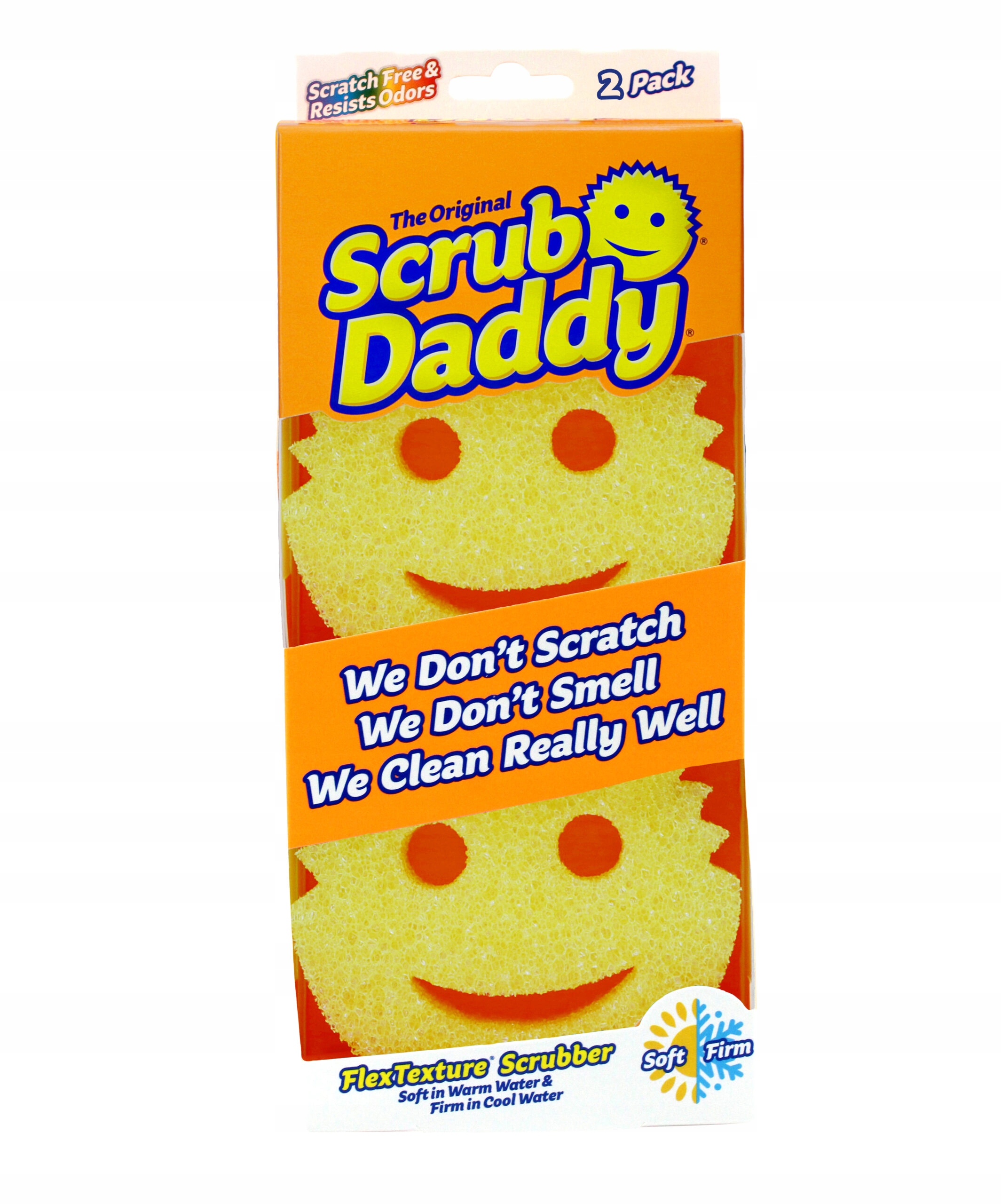 Levně Profilované kuchyňské drátěnky Scrub Daddy 2 ks