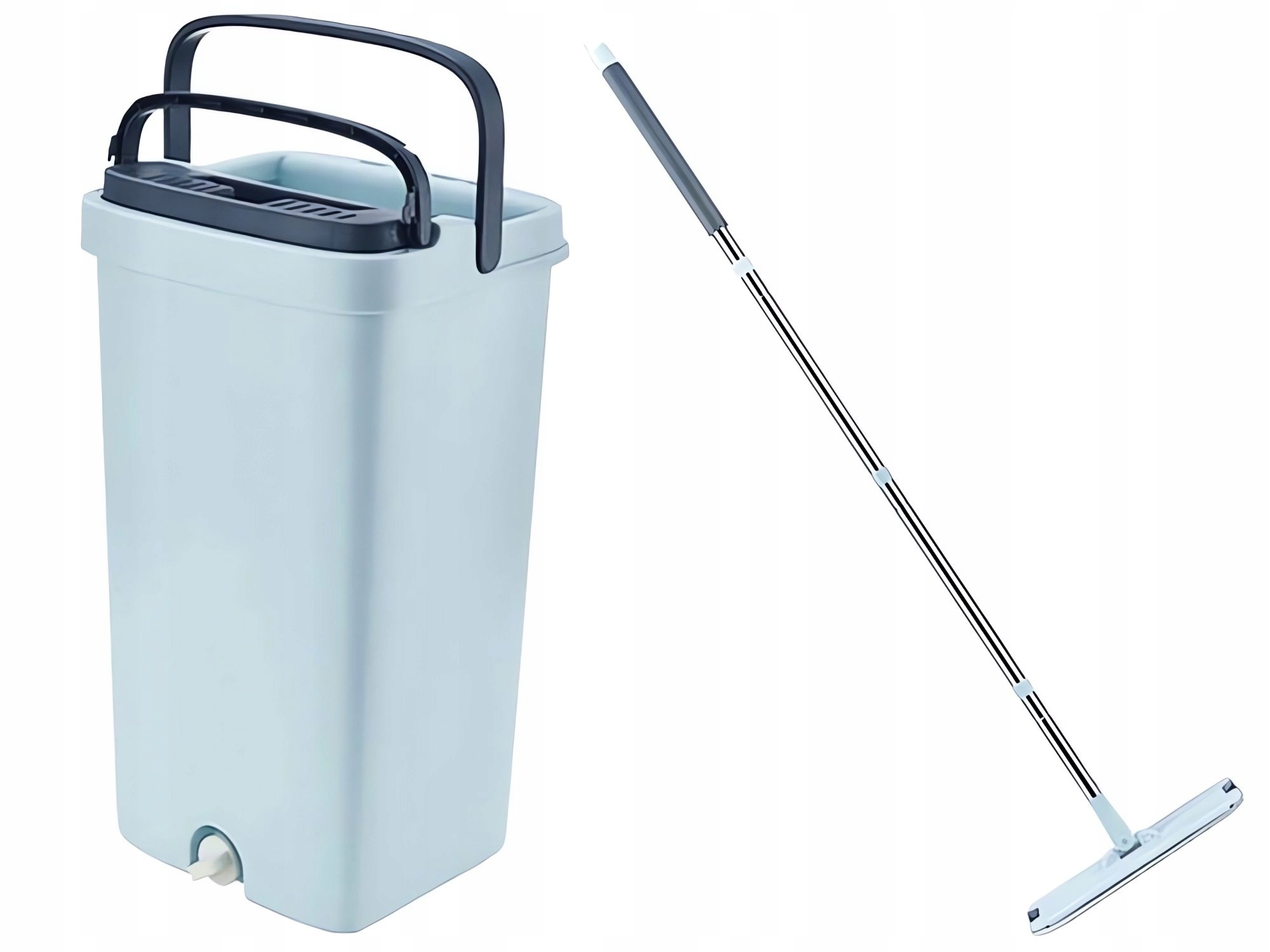 Levně Verk 27085 Mop dvoukomorový s příslušenstvím modrý