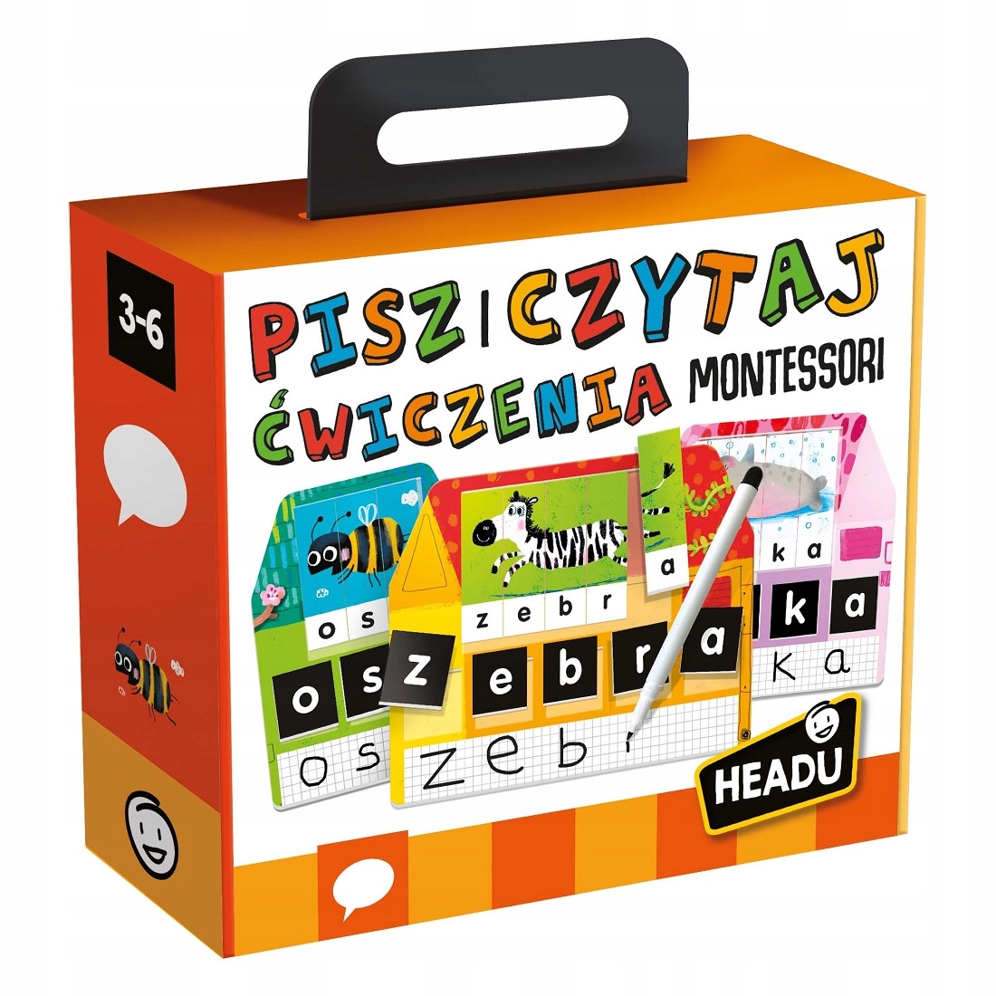 

Headu Montessori Pisz i czytaj ćwiczenia 3-6 53153