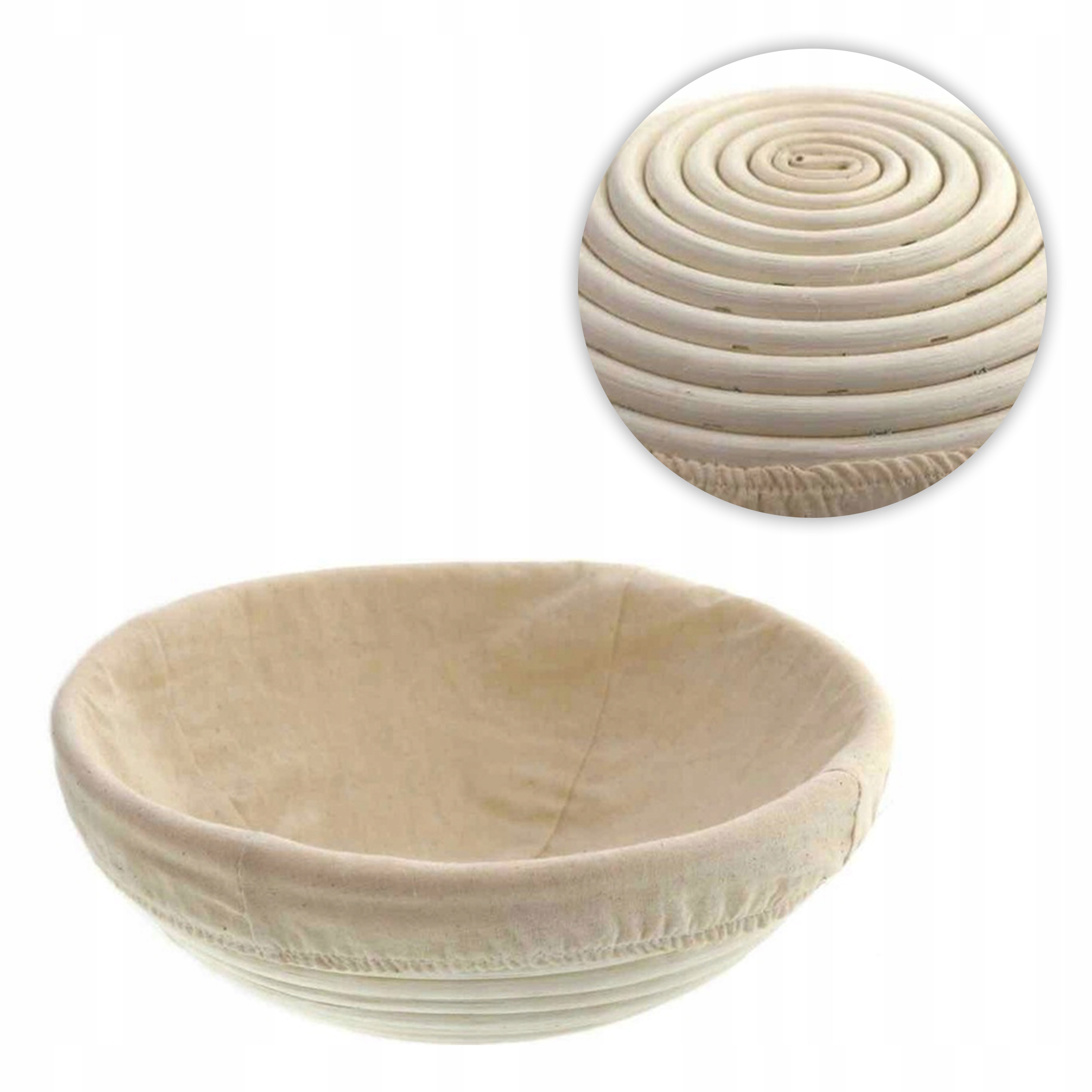 ZESTAW KOSZYKÓW RATANOWYCH DO WYRASTANIA CHLEBA Kod producenta 880766