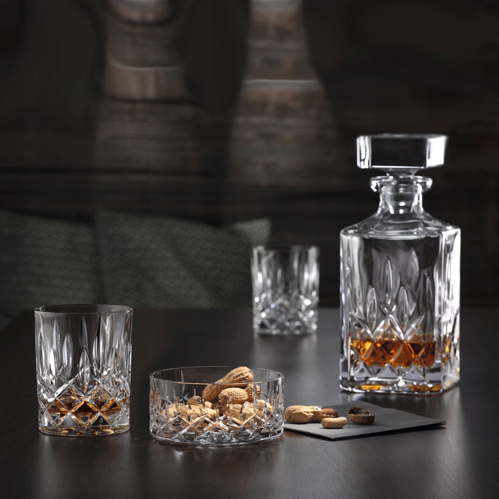 Noblesse Sada 2 sklenic, whisky s karafou Nachtmann