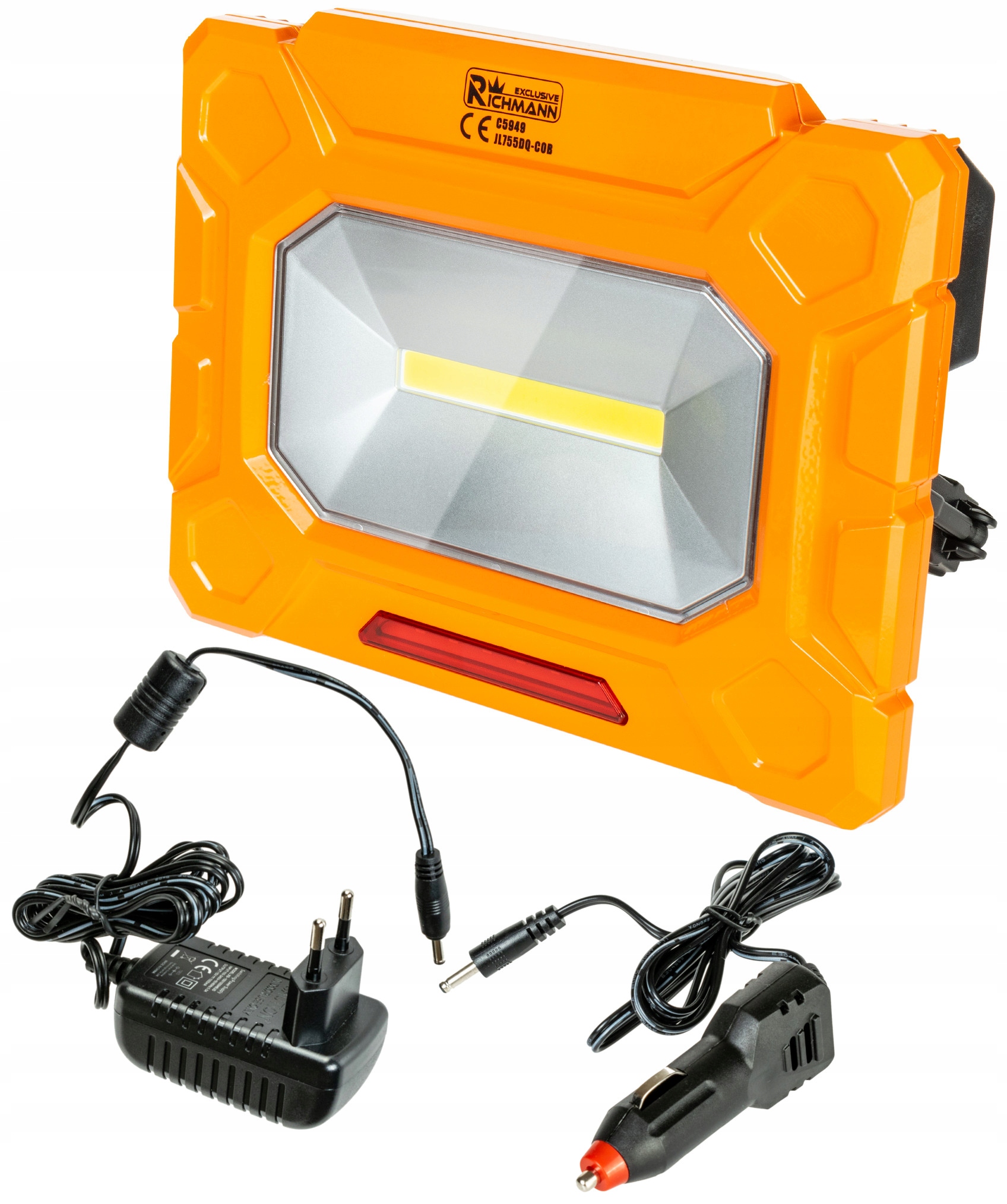 LAMPA HALOGENOWA AKU 20W LED 2xUSB + ROZRUCH C5949