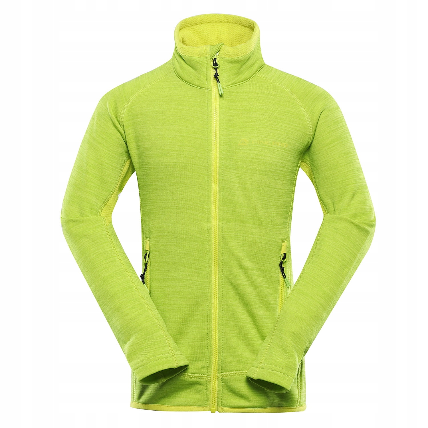 Alpine Pro Bluza dziecięca turystyczna rozpinana Onneco limonka r.116-122