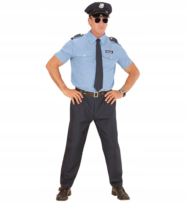 Kostým Policista Policie Uniforma Důstojník XXL Widmann 04039