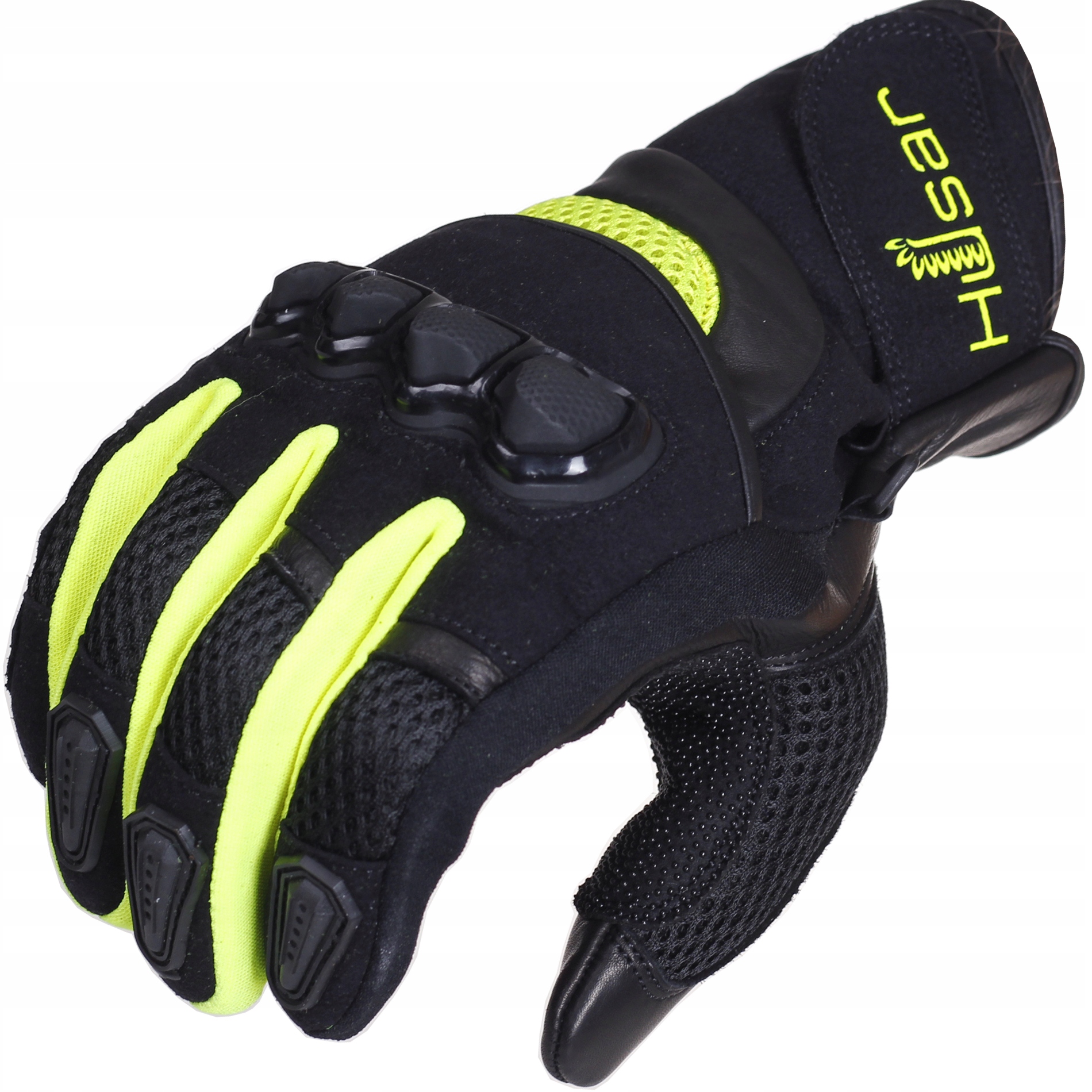 

Rękawice Motocyklowe Letnie Husar Grizzly fluo