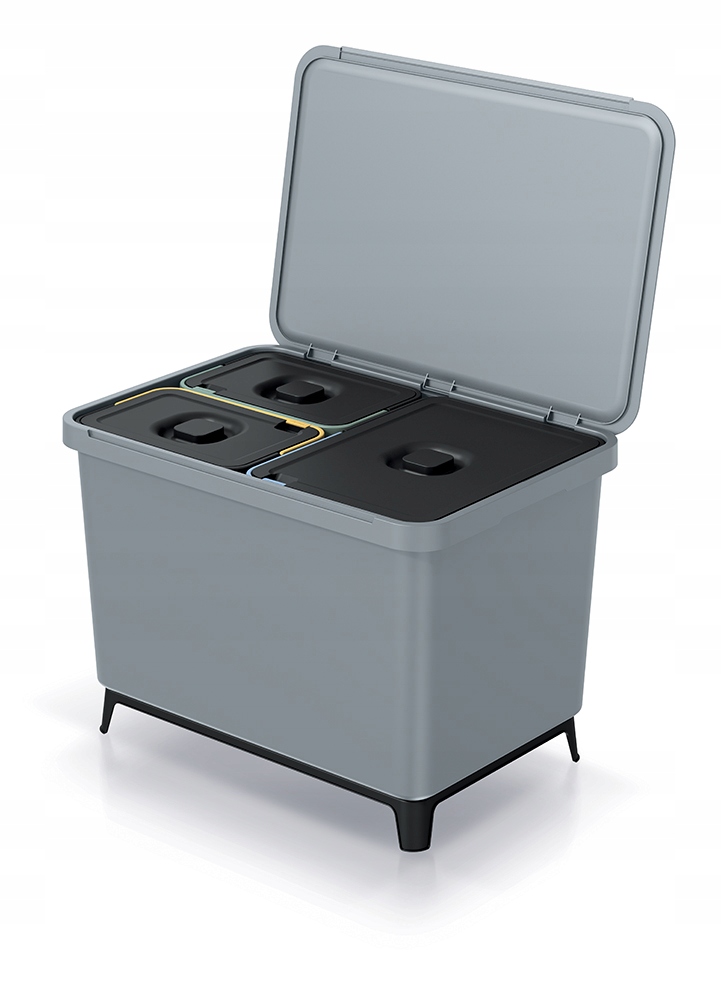 Levně Odpadkový koš Systema objem: 1x23 l 2x10 l, barva: světle šedá