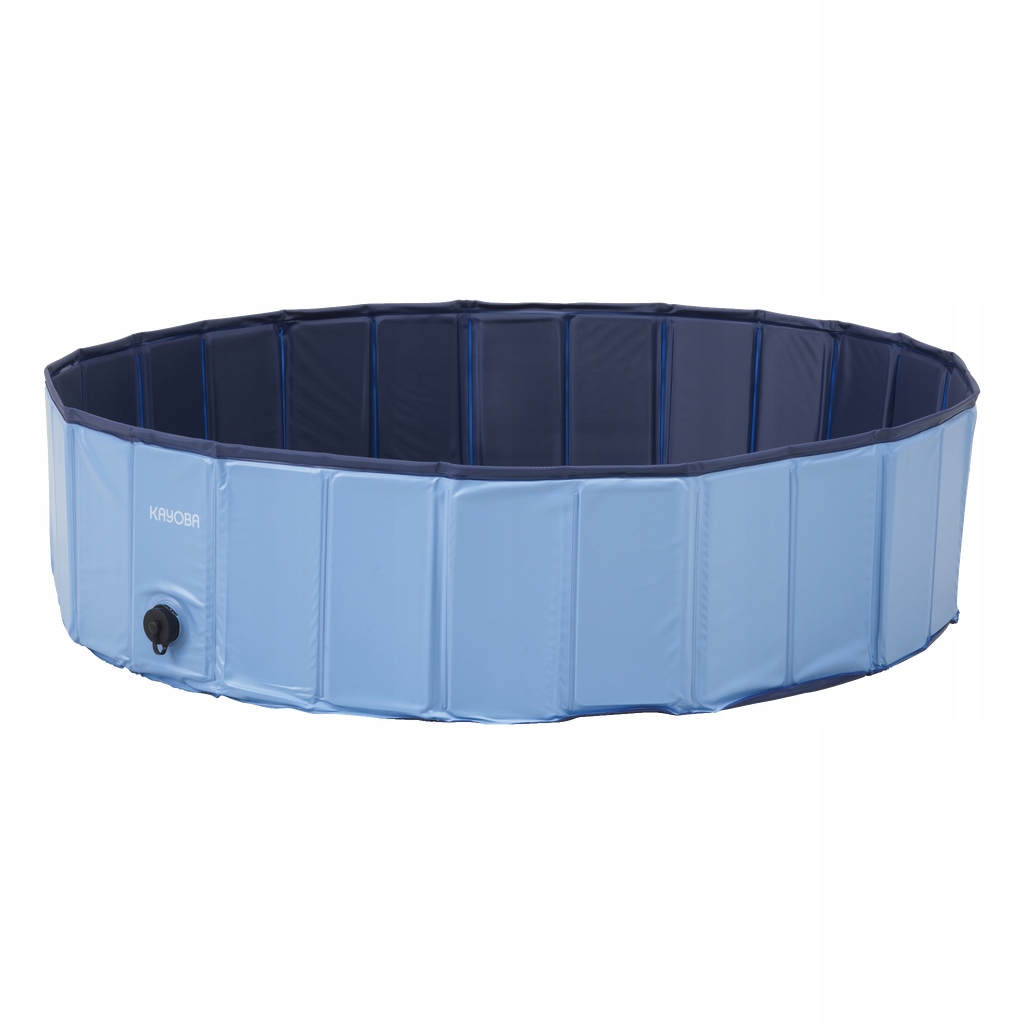 Levně Bazén Pro Psa Protiskluzové Dno Skládací Ventil Ø120x28 cm 260 l