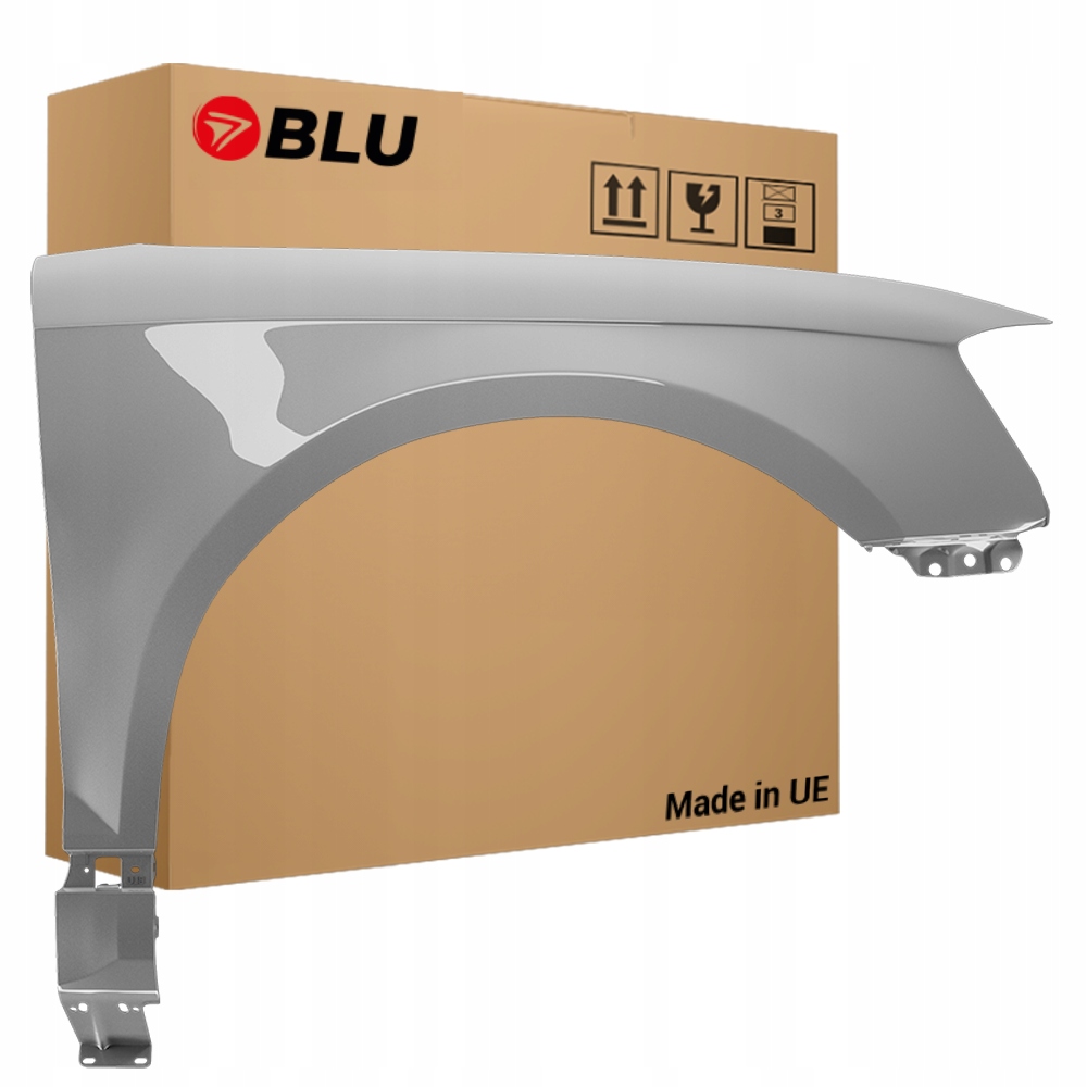 Blu Blatník Audi A3 8P Lift LY7W pravý 08-12 přední pozink SilberSee