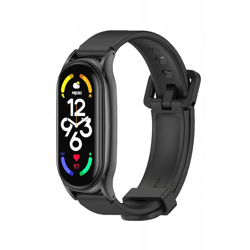 

Gumowa opaska do Xiaomi Smart Band 7 Czarna