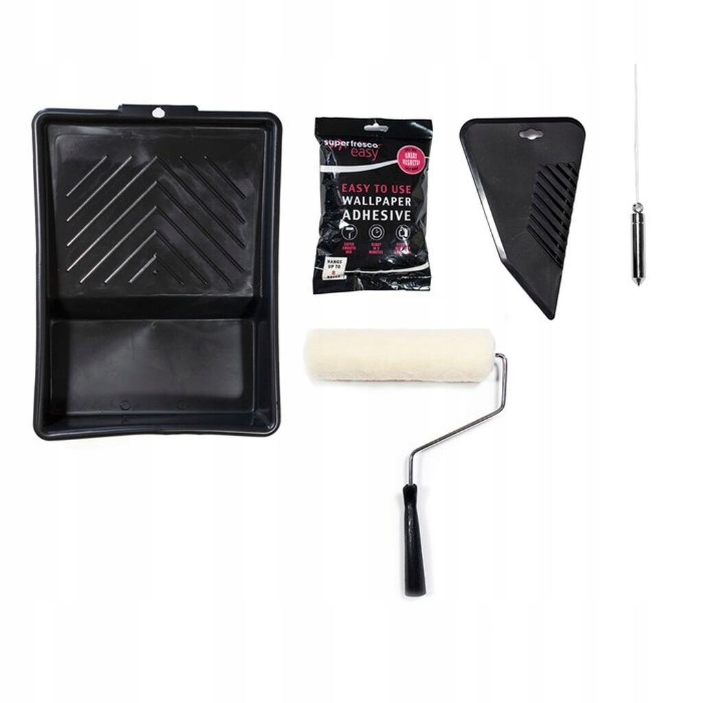 НАБОР ДЛЯ НАКЛЕИВАНИЯ ОБОЕВ SUPERFRESCO ПРИНАДЛЕЖНОСТИ + КЛЕЙ