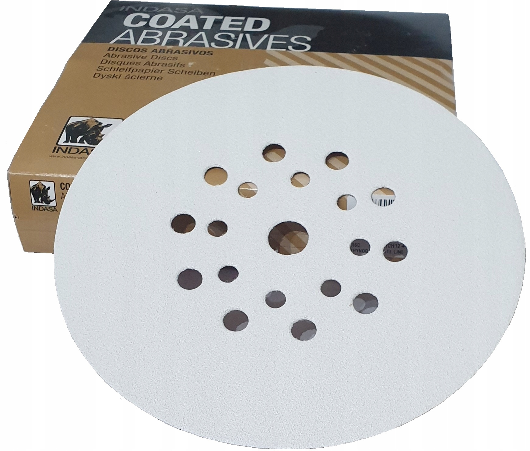 

Indasa Papier Krążek Rzep White 225MM19H P60 1SZT