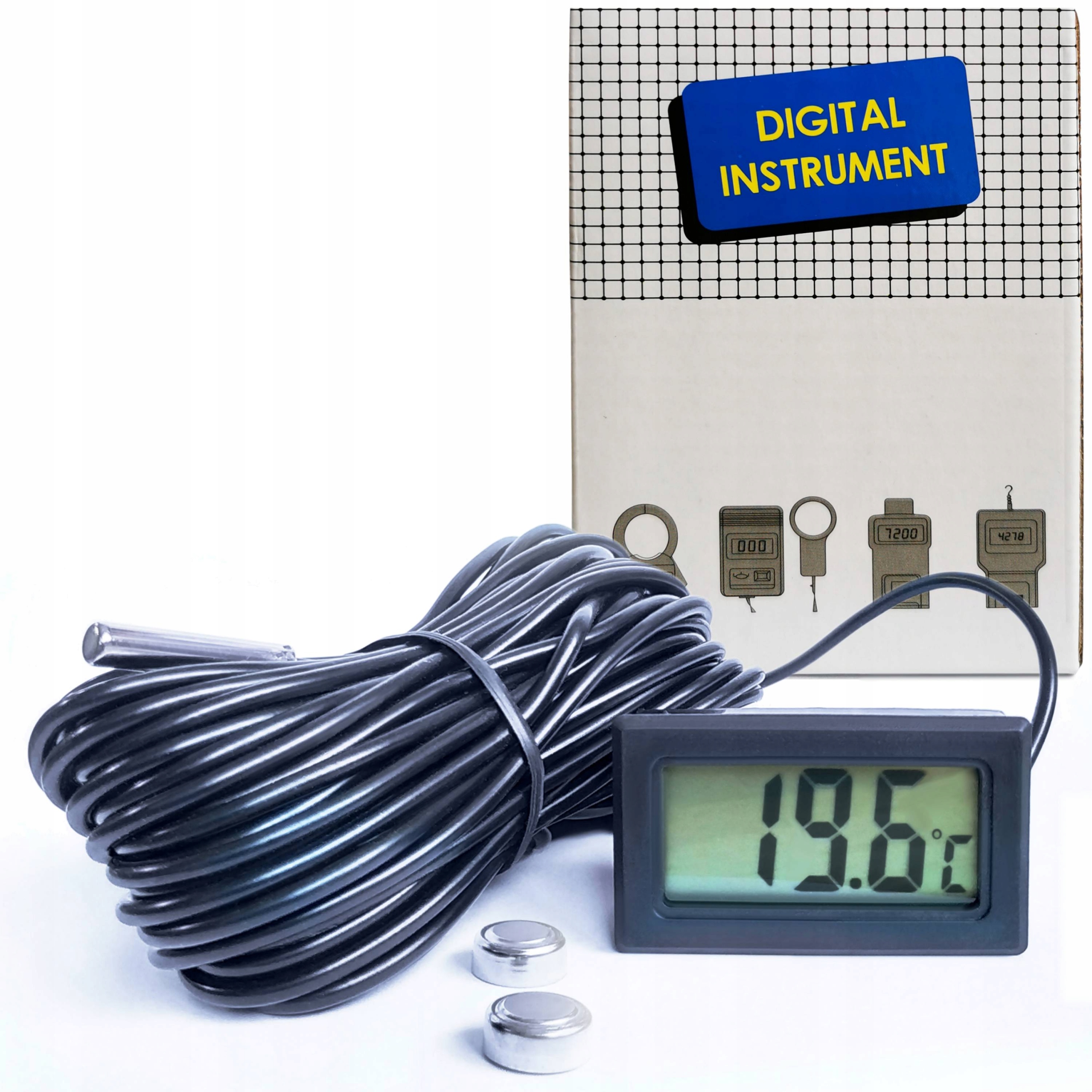 

Termometr Elektroniczny Panelowy -50+110 sonda 10m