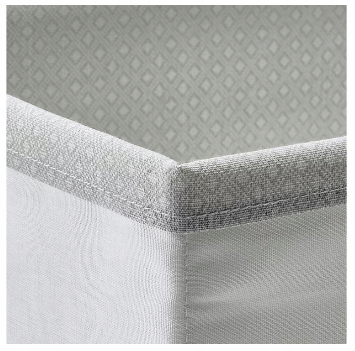 IKEA BAXNA - organizer szary/biały 20x26x10 cm Długość 26 cm