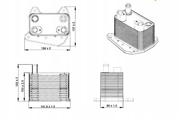 NRF CHŁODNICA OLEJU MERCEDES ML 2,7 99-