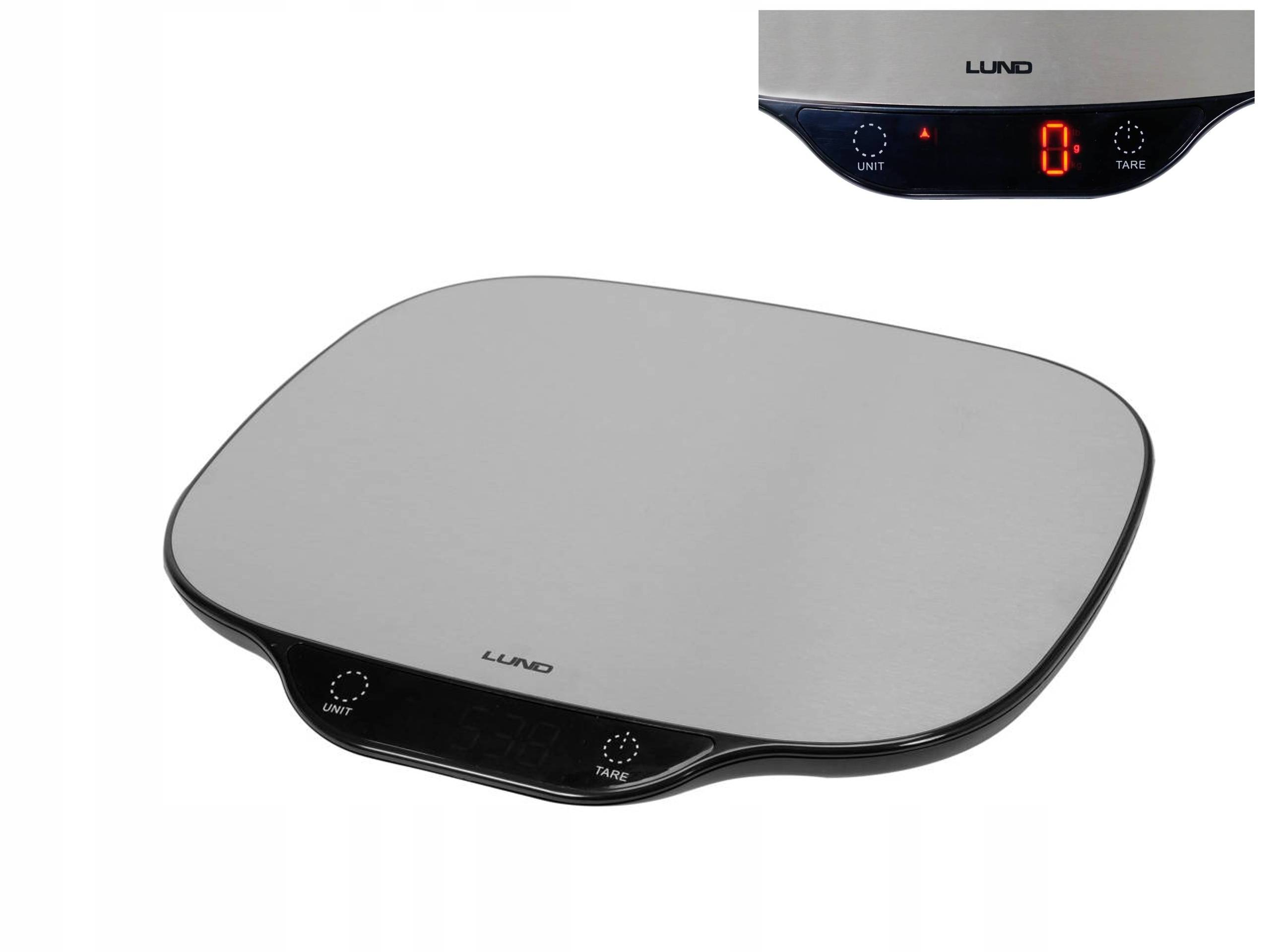 

Waga Kuchenna Elektroniczna 5kg/1g Led Inox