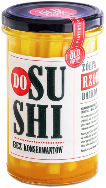 

Rzodkiew marynowana do sushi 500g bez konserwantów