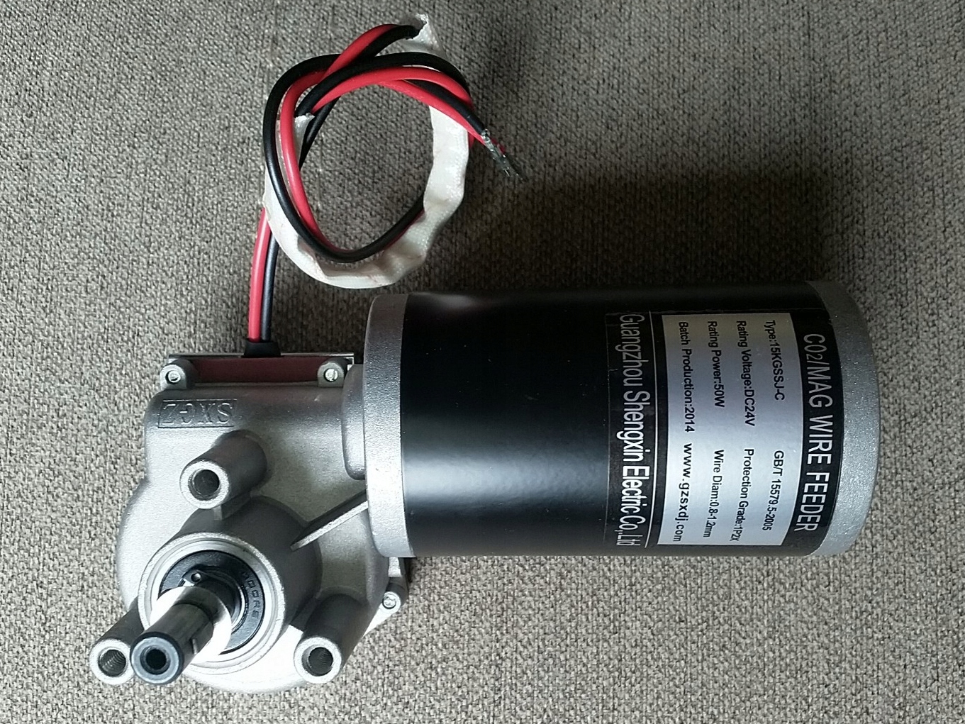 Motor Bester podavač drátu migomat 24V DC 50W Silný!