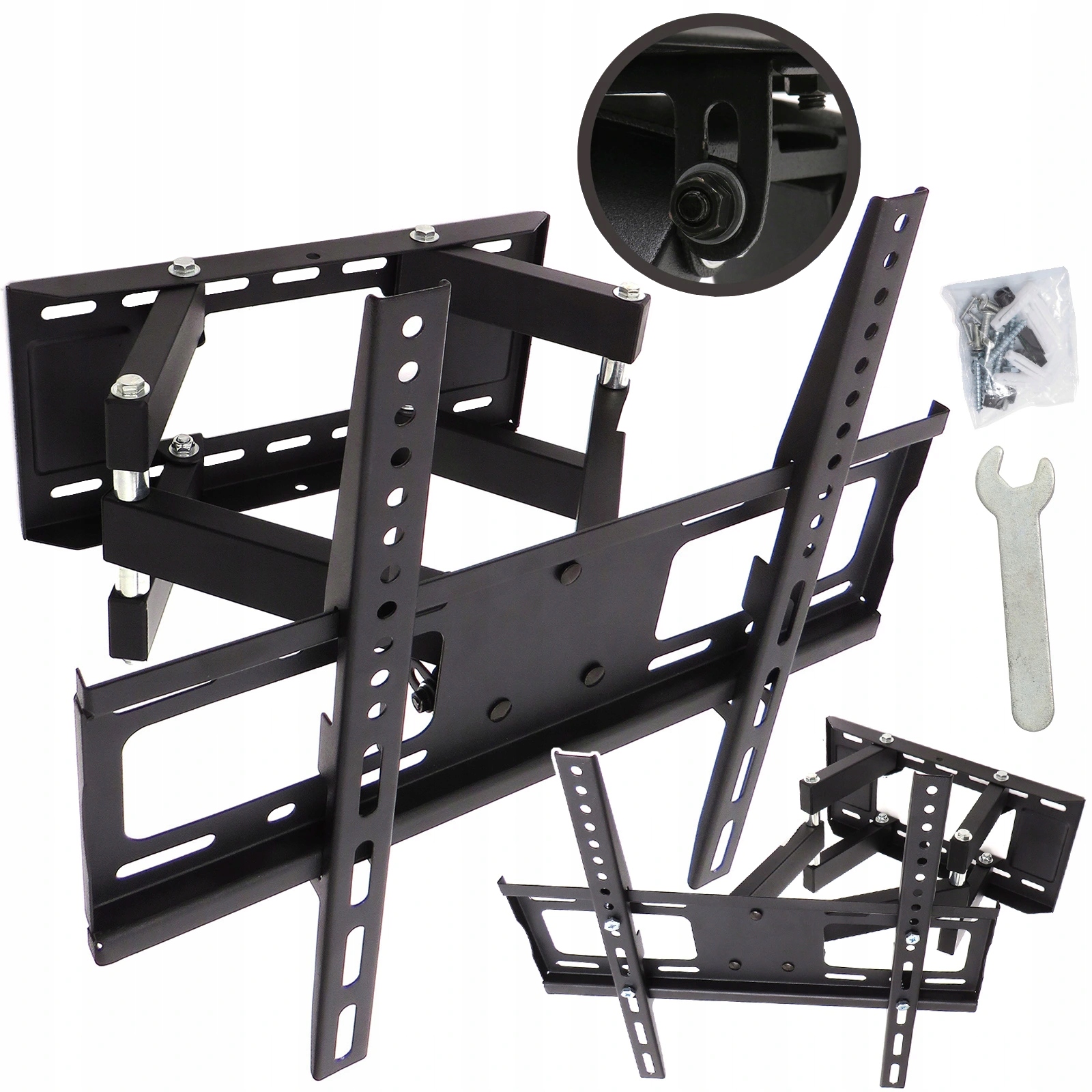 REGULOWANY OBROTOWY UCHWYT TV WIESZAK TELEWIZORA