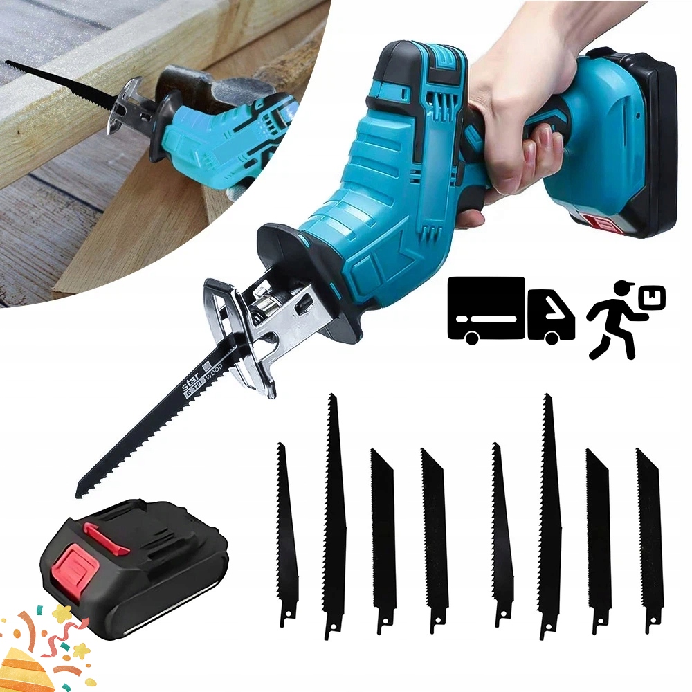 Silná Pila Ocaska Akumulátorová Pila 21 V 8 Pilový List