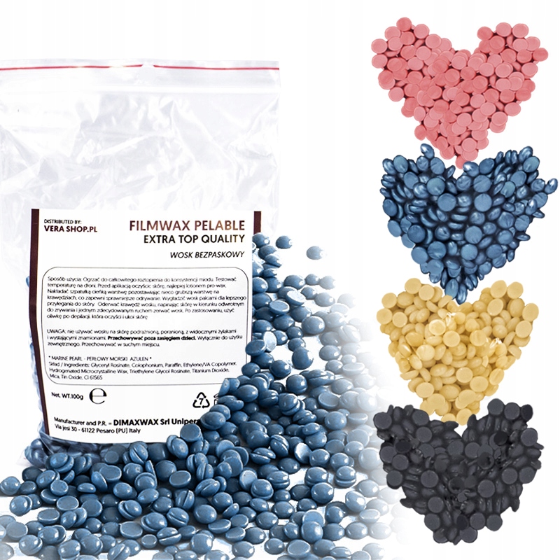 

4x Wosk twardy Dropsy depilacja bezpaskowy 100g
