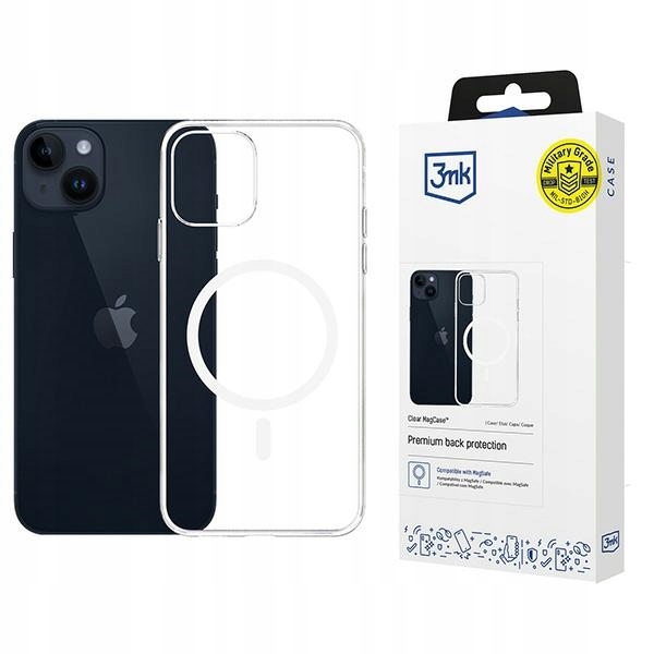 Etui 3MK Clear MagCase do iPhone 14 Plus Przezroczyste i Wytrzymałe