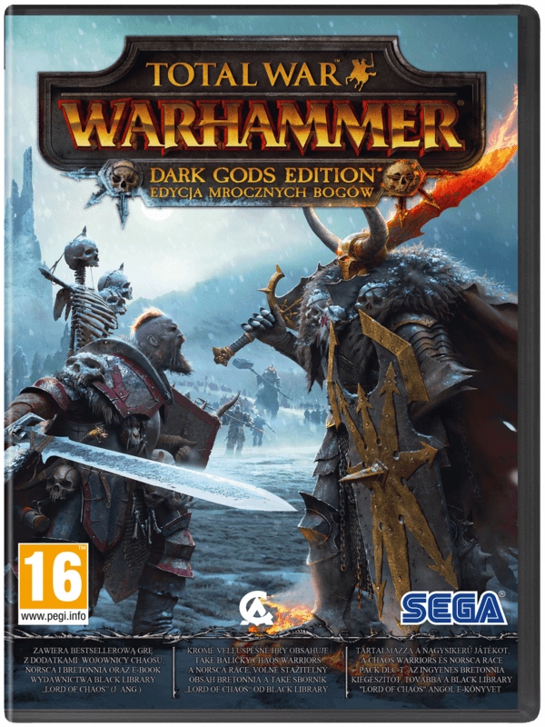 TOTAL WAR WARHAMMER DARK GODS EDITION +8 DLC Steam Granice wiekowe (PEGI) 16