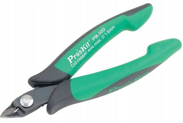 

Szczypce tnące boczne, obcinaczki Cu 1.6mm, 135 mm