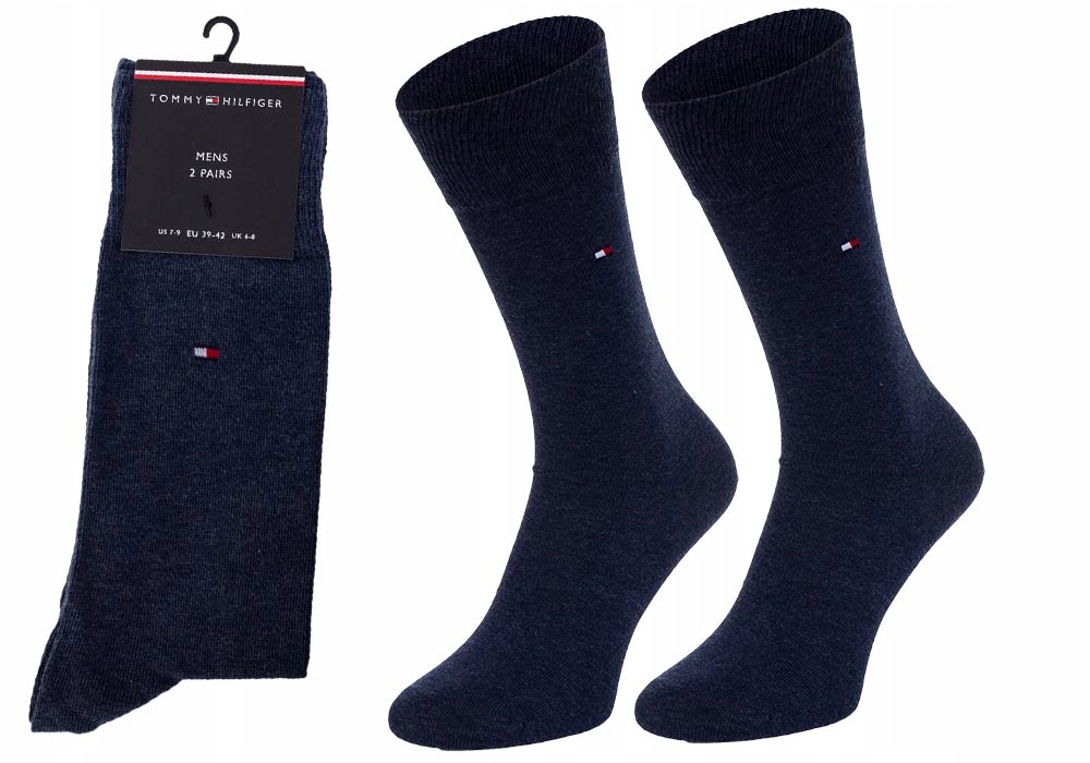 

Tommy Hilfiger Skarpety Skarpetki Navy Jeans 43-46