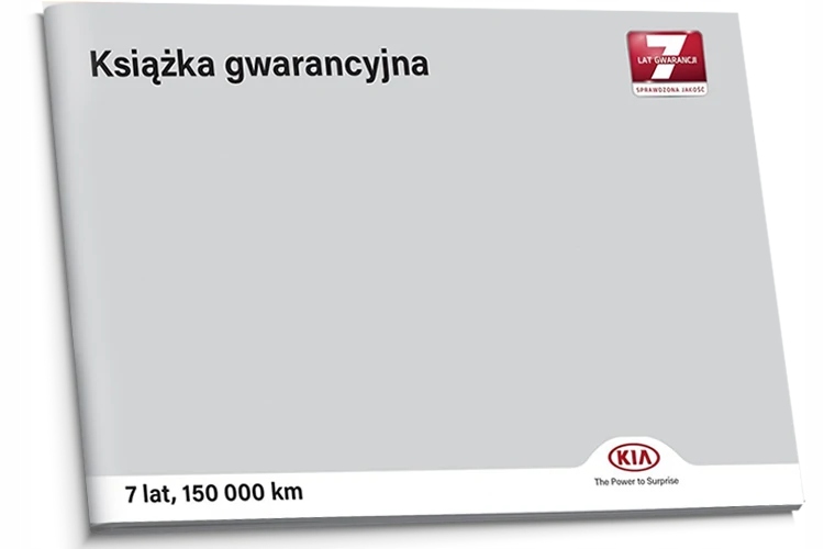 

Kia Polska Książka Serwisowa Gwarancyjna 13 Modeli