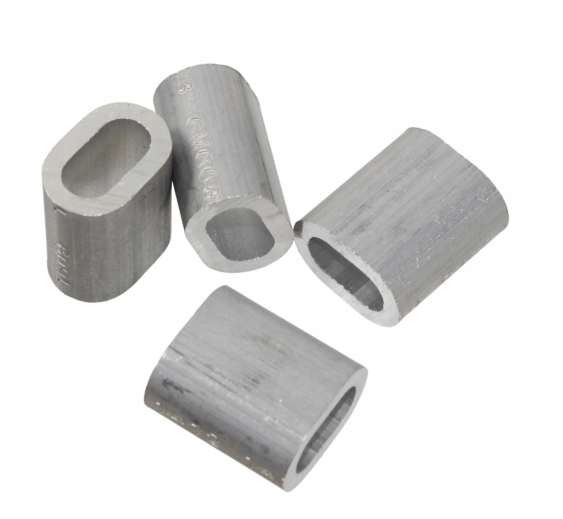 TULEJA ALUMINIOWA 8 mm 2szt zacisk linowy