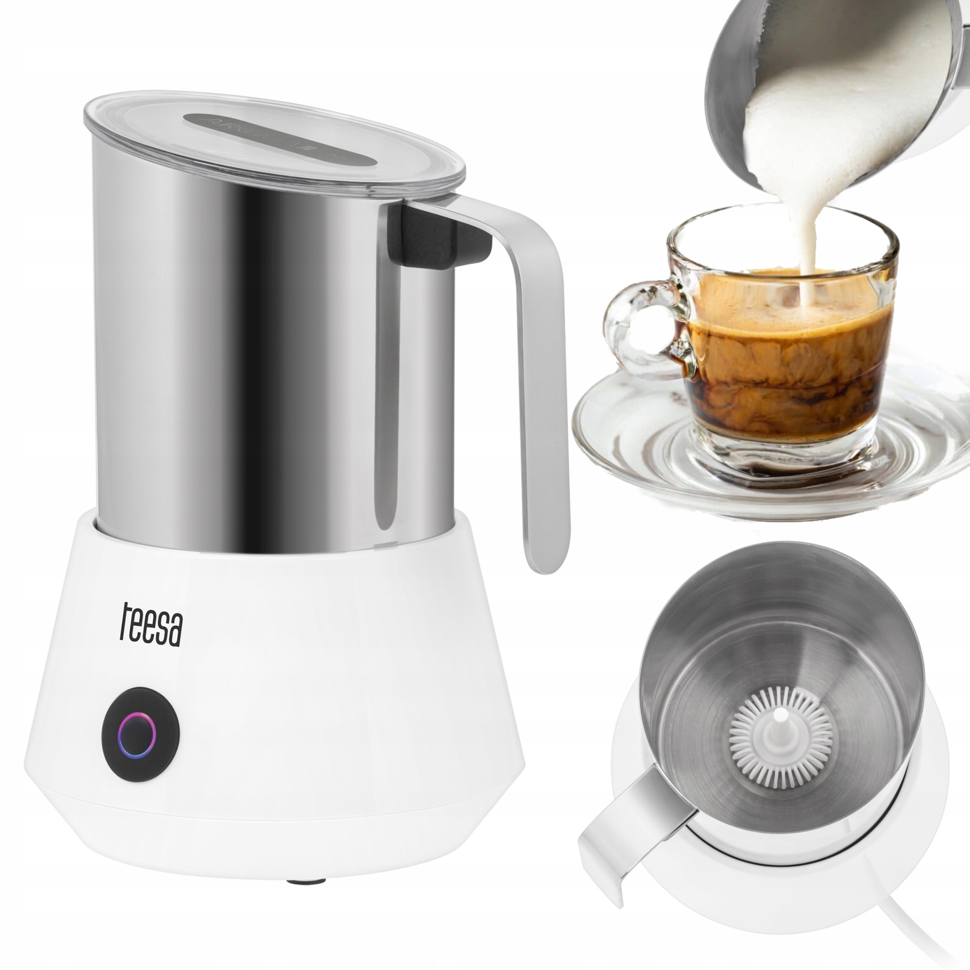 Spieniacz do mleka podgrzewacz Teesa Aroma F50