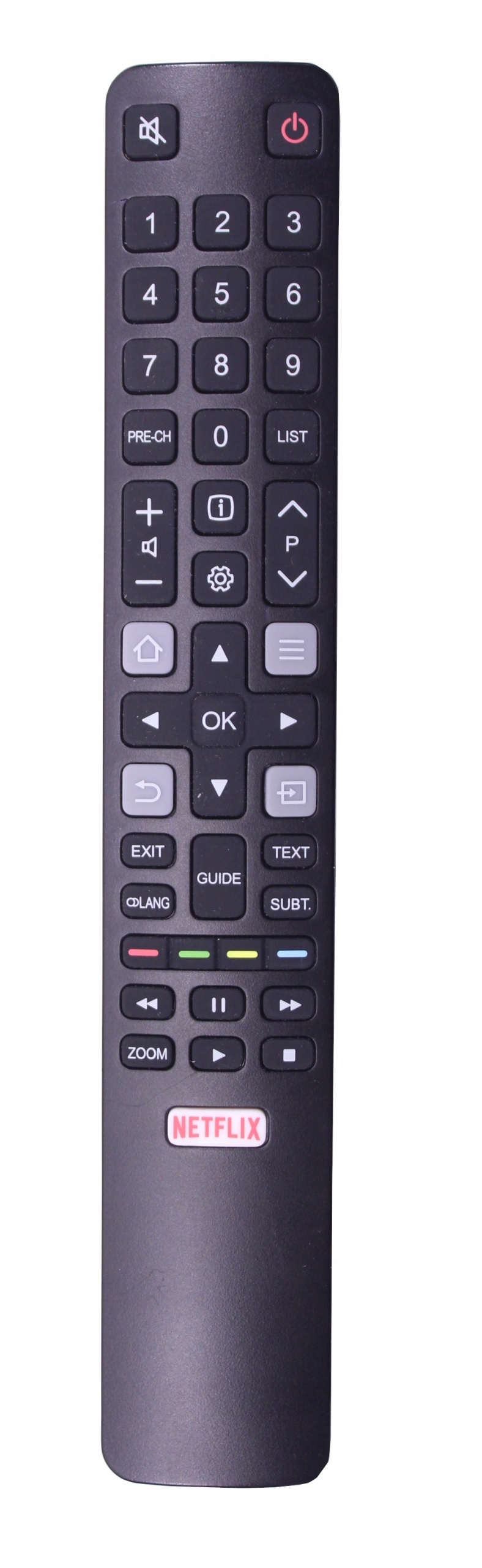 Pilot do TV Thomson TCL LED Smart RC802N Netflix