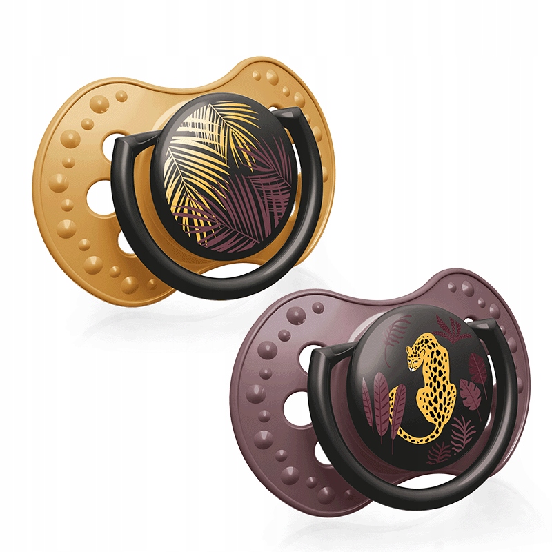 LOVI 2 smoczki smoczek dyn. 6-18 m JUNGLE VIBES GI