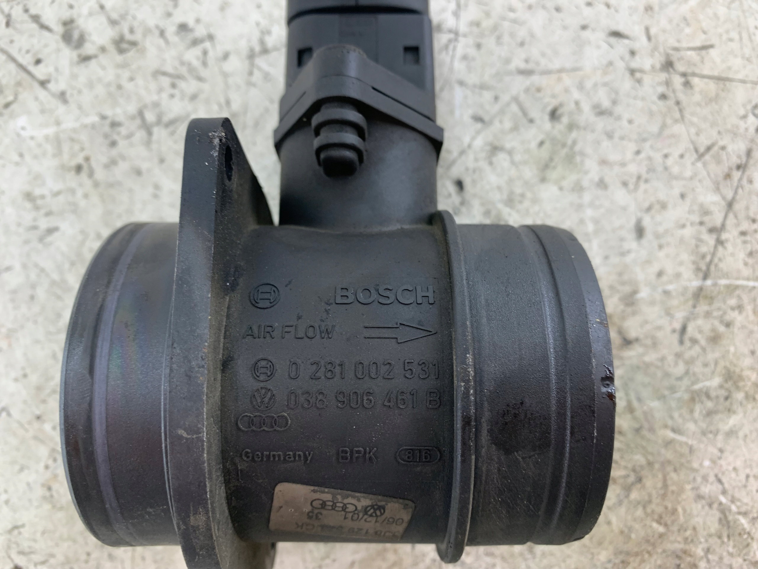 AUDI A3 8L 1.9 TDI Debimetro 1J0129574CK