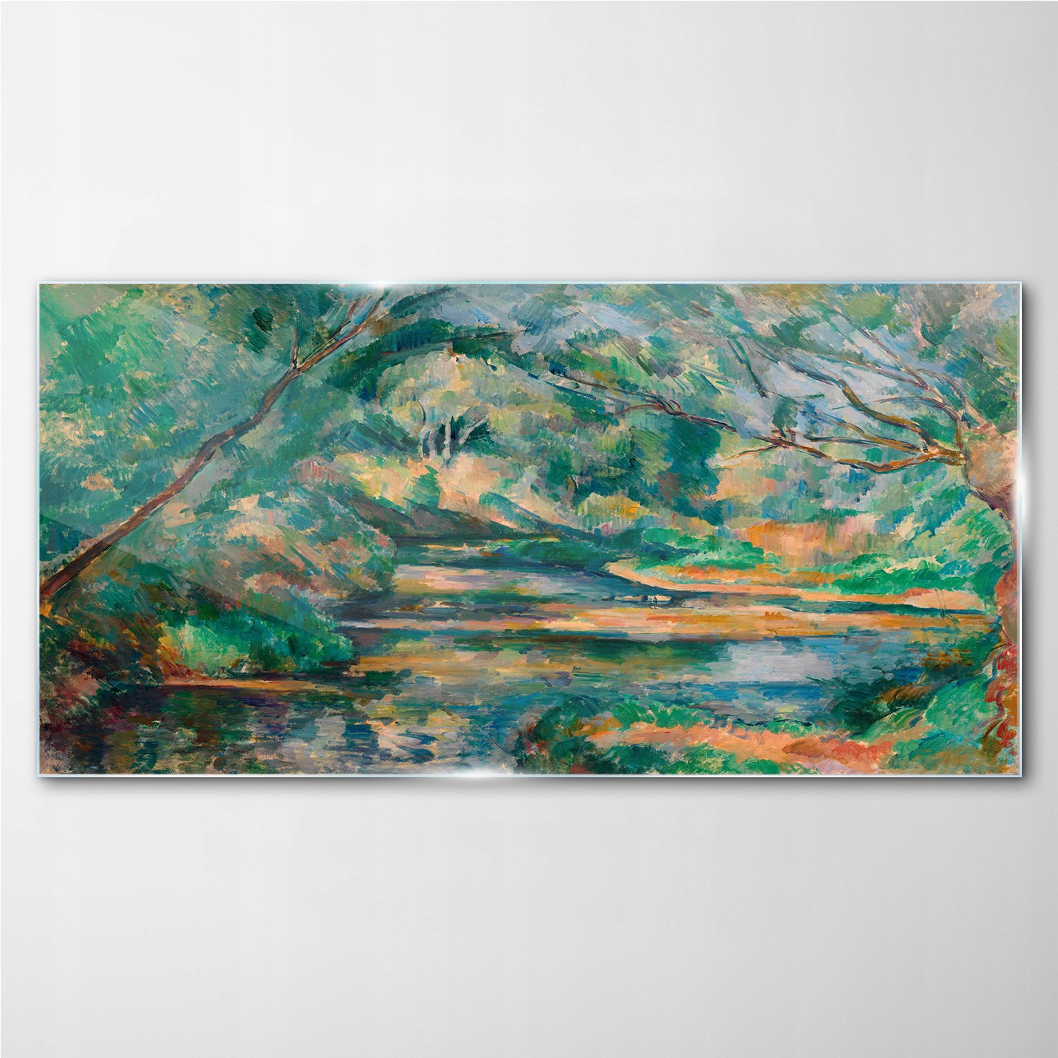 

Obraz szklany na ścianę Brook Paul Cézanne 140x70