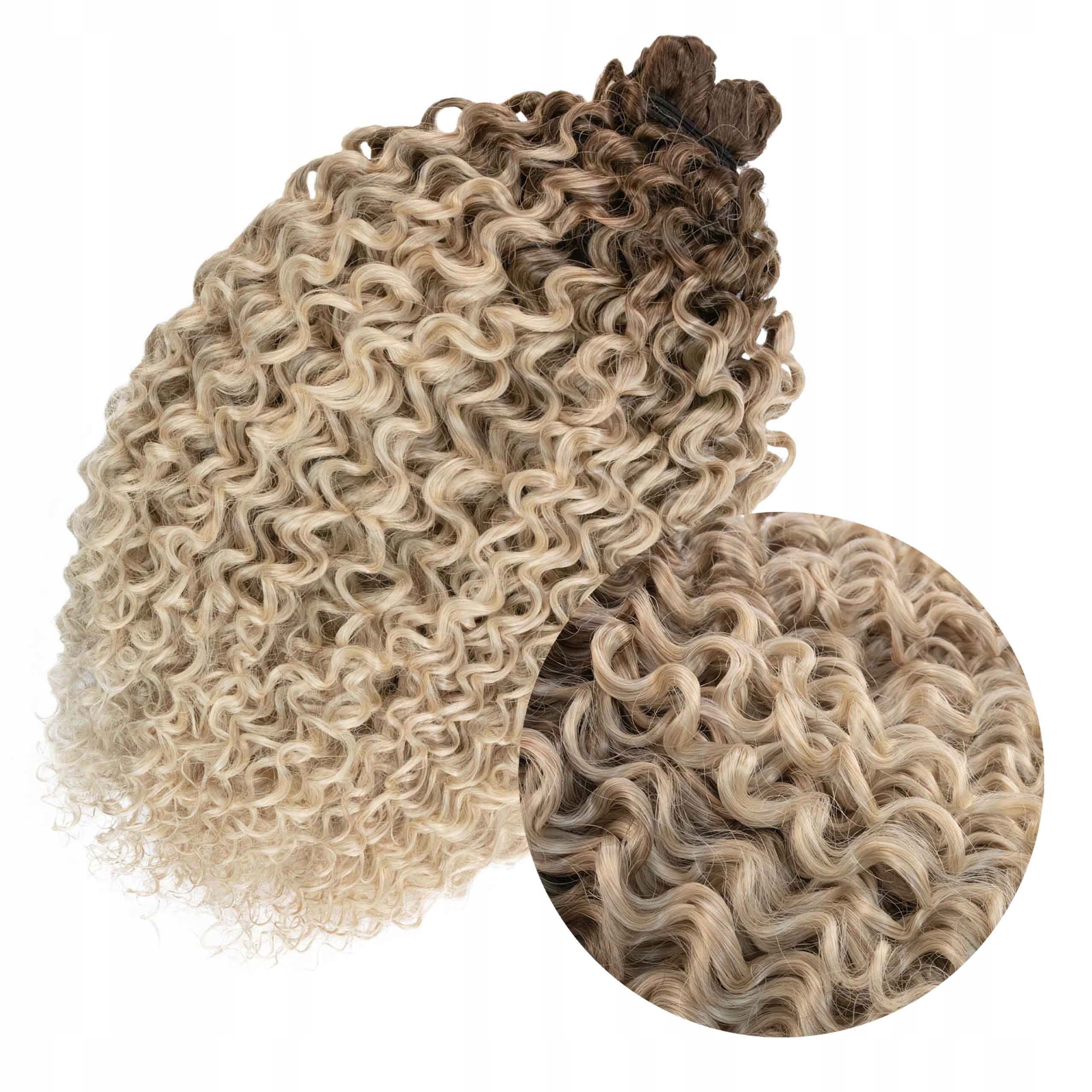 Włosy syntetyczne sztuczne Afroloki Dream curl mocny skręt 260g 35cm ombre