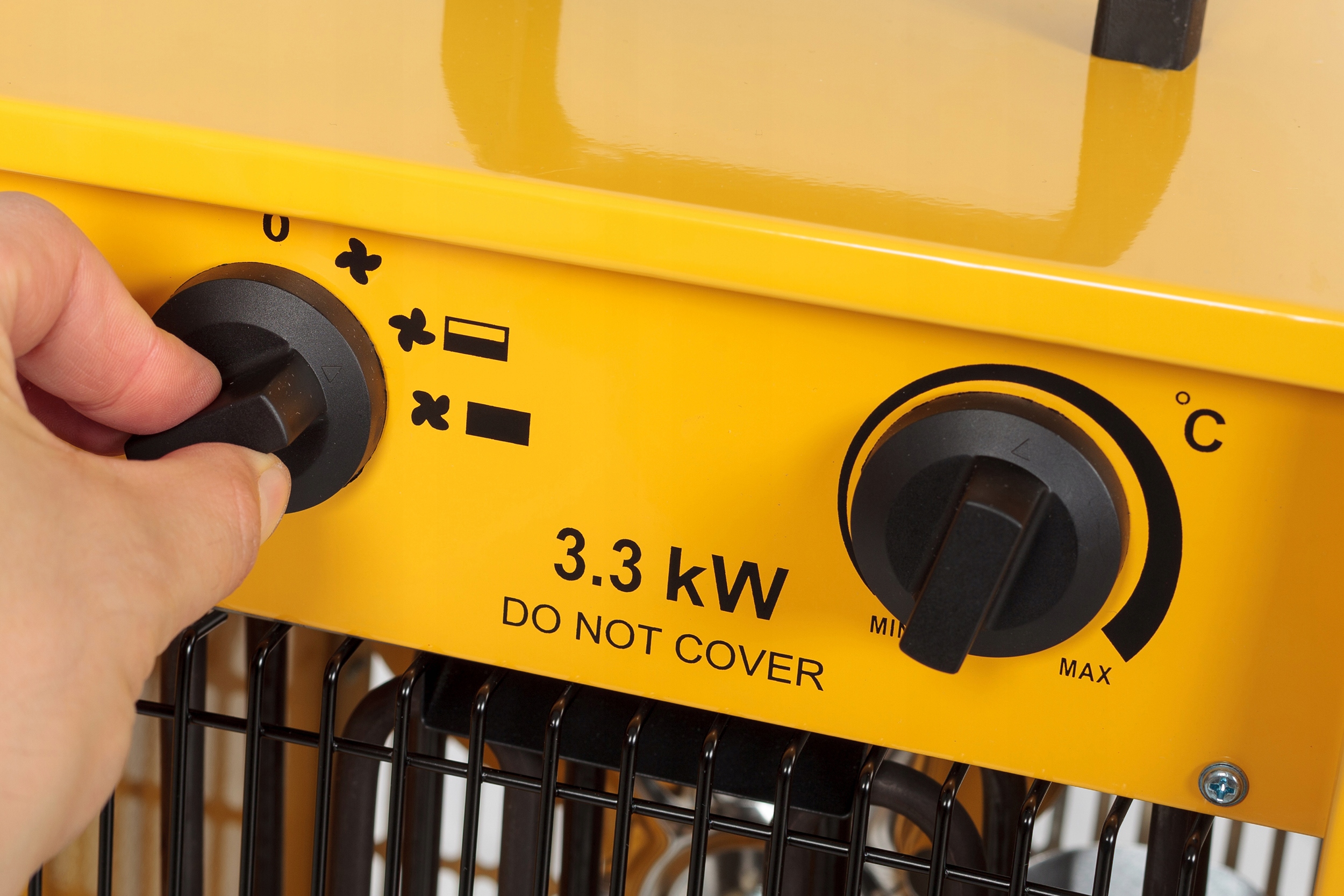 NAGRZEWNICA ELEKTRYCZNA FARELKA DMUCHAWA 3,3KW PL Rodzaj elektryczna