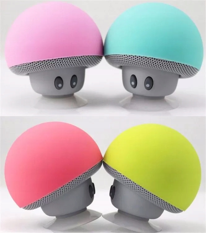 BT648 Mini głośnik Bluetooth i lampa grzybowa LED niebieski Model BT648 - Orange
