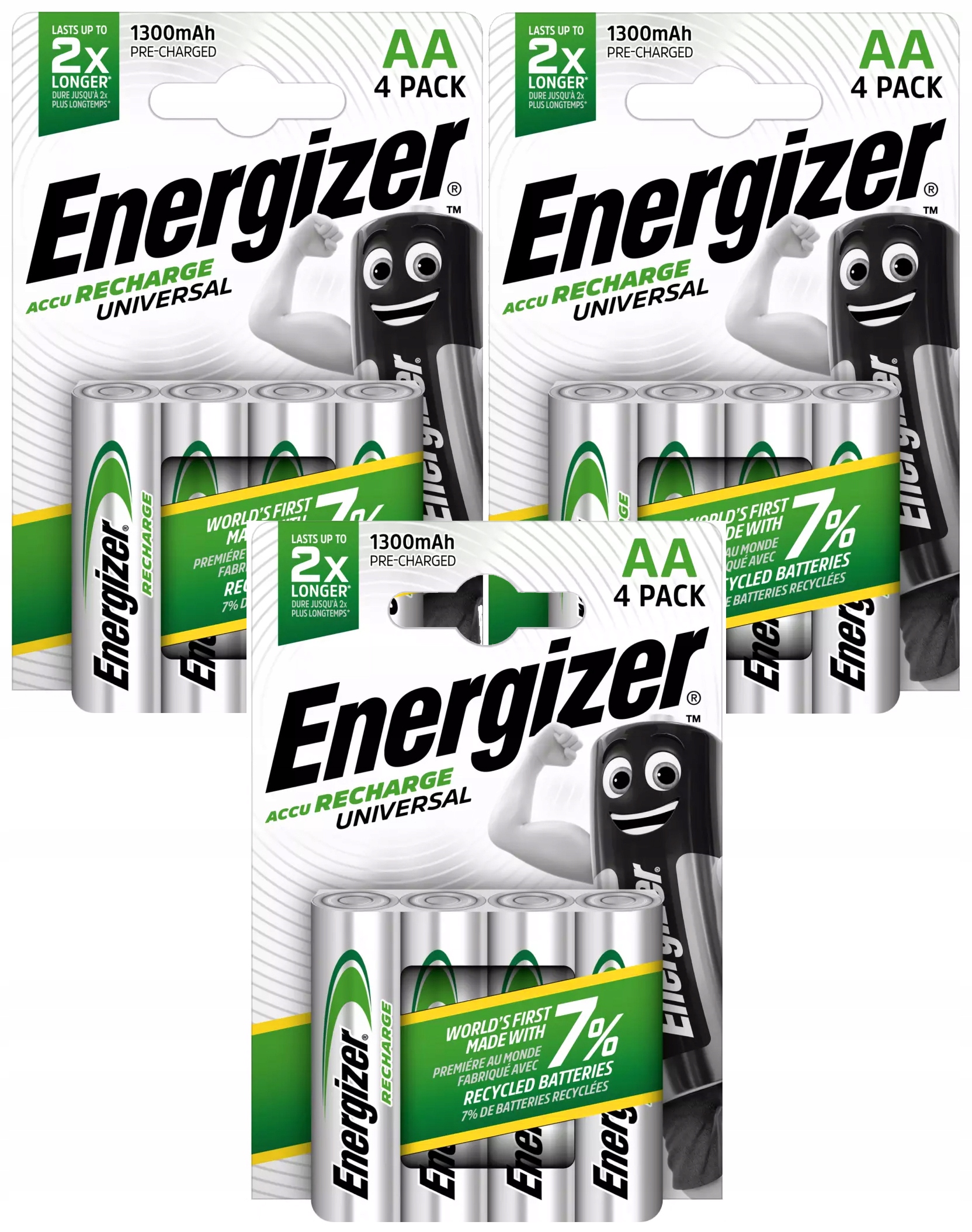 

12x Akumulatorki Energizer Aa R6 1300 mAh 1,2V