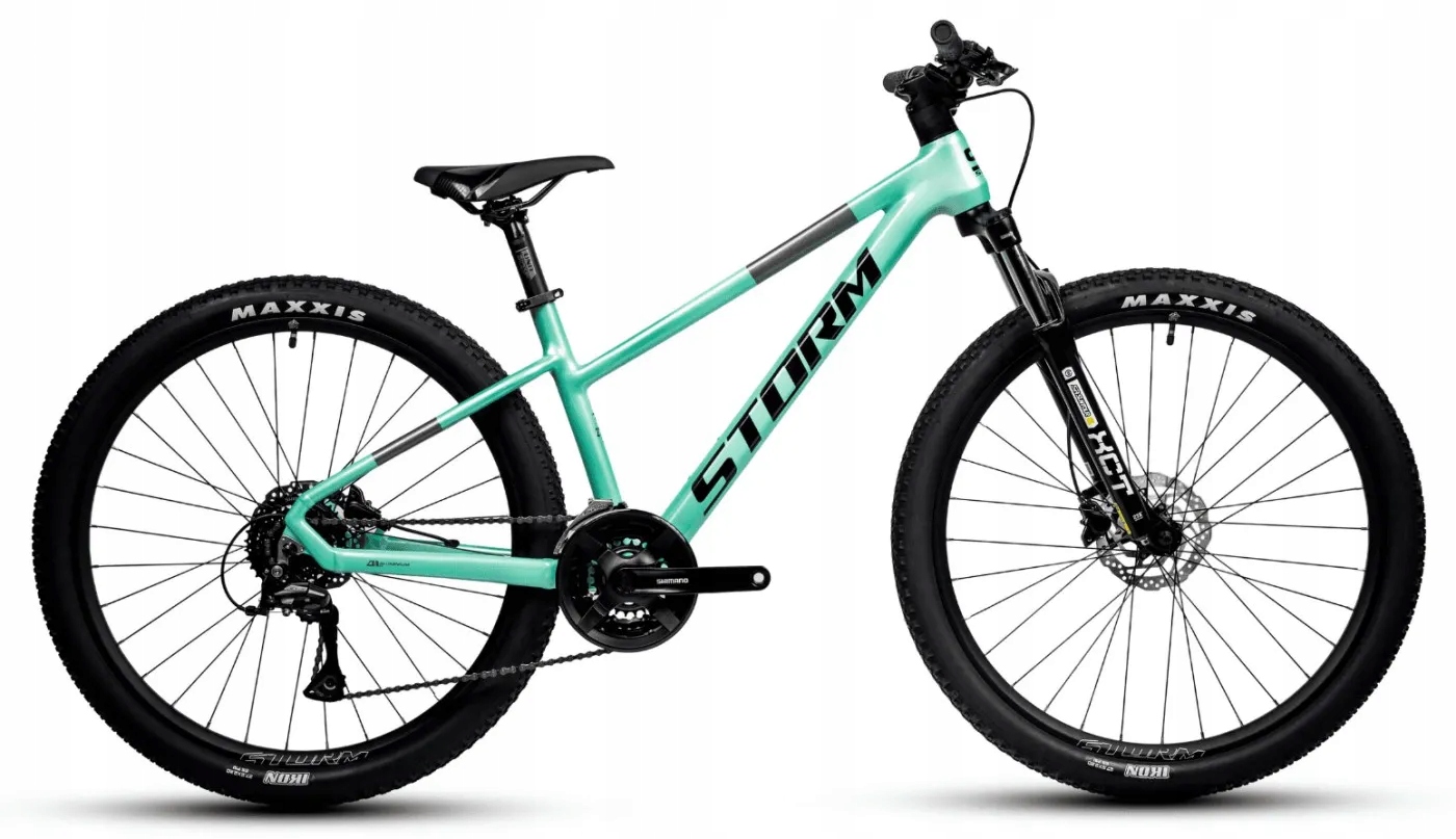 Rower górski damski Storm Trail Lady 1.0 27,5 15" turkusowo-czarny