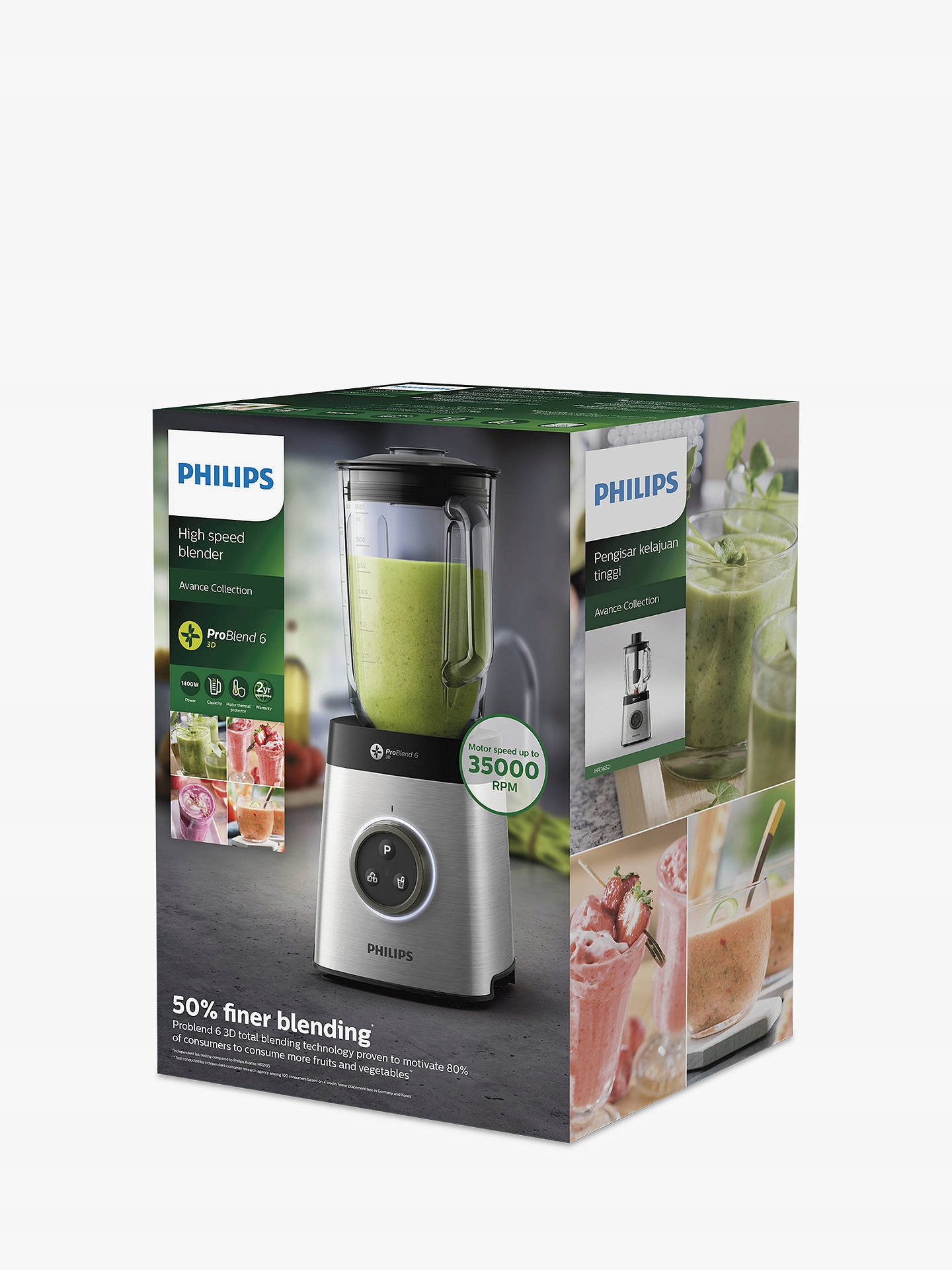 

Blender stojący kielichowy Philips HR3652/00