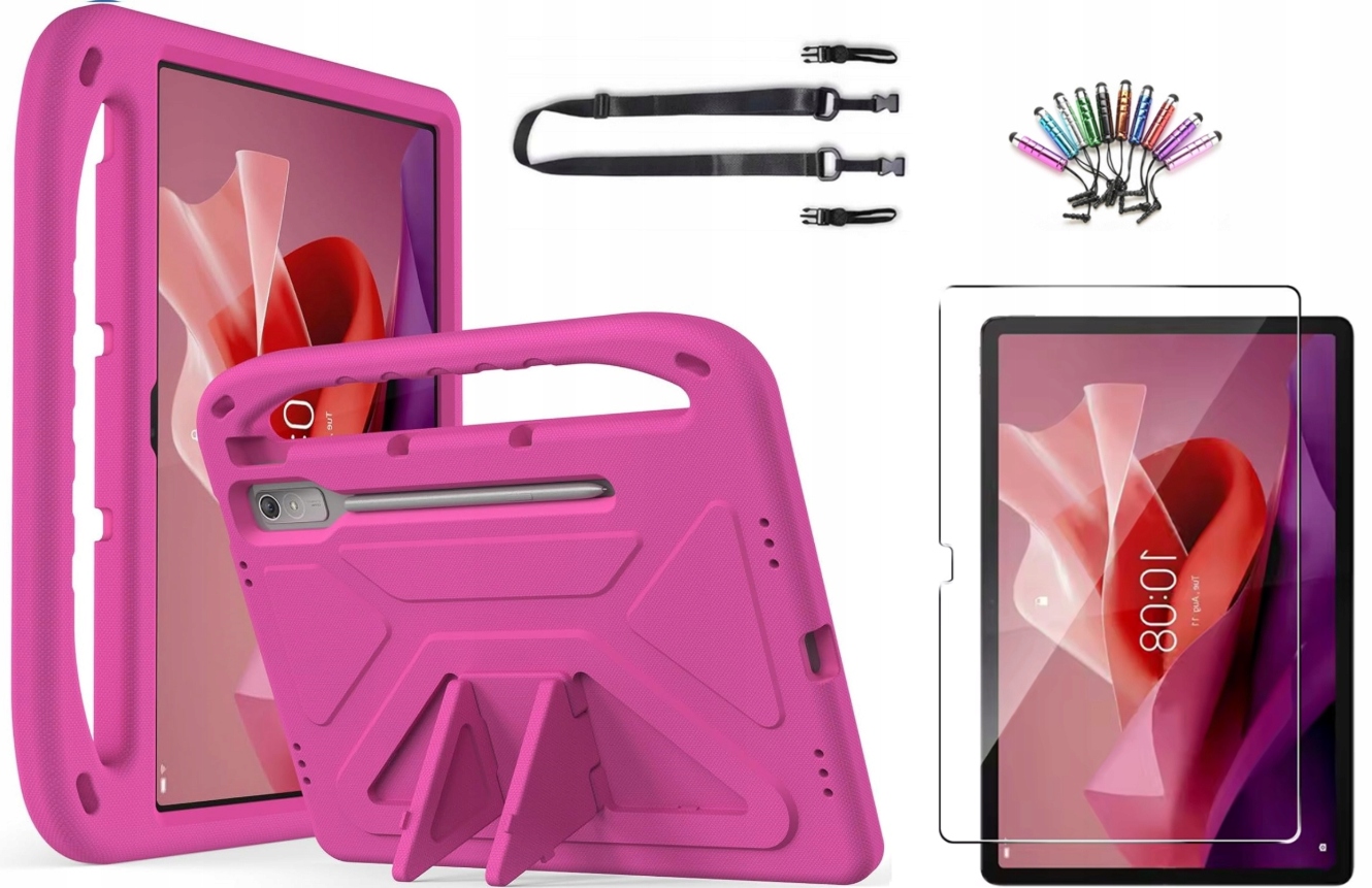 Etui Z Paskiem Do Lenovo Tab P12 12.7 TB370FU TB370 Folia Rysik