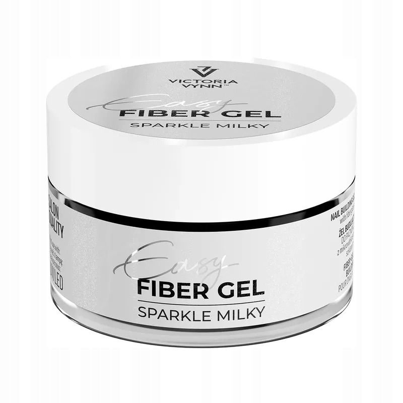 Stavební gel Victoria Vynn Easy Fiber Sparkle Milky, 50 ml