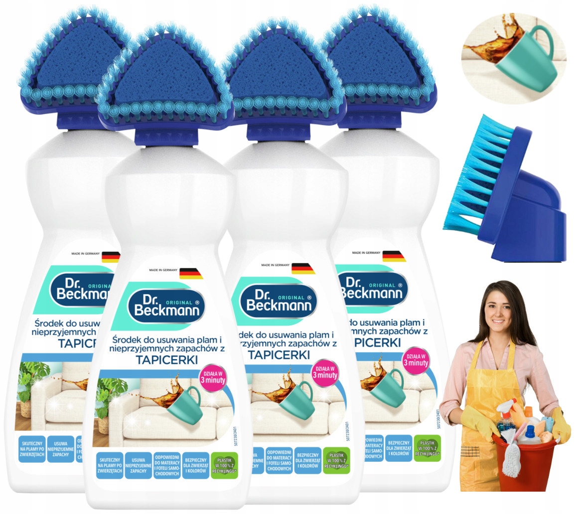 Levně Dr. Beckmann Odstraňovač Skvrn Čisticí Prostředek na Čalounění Matrace Pohovky 1600ml
