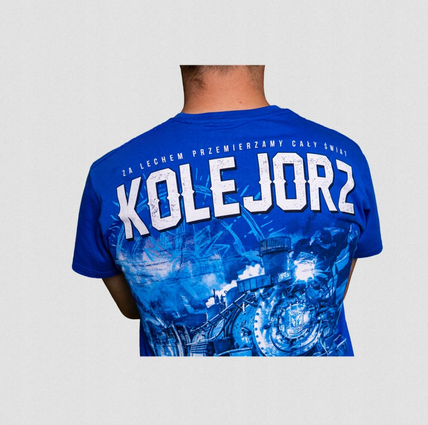 Koszulka męska Lech Poznań Kolejorz On Tour niebieska r L EAN (GTIN) 5905806940770