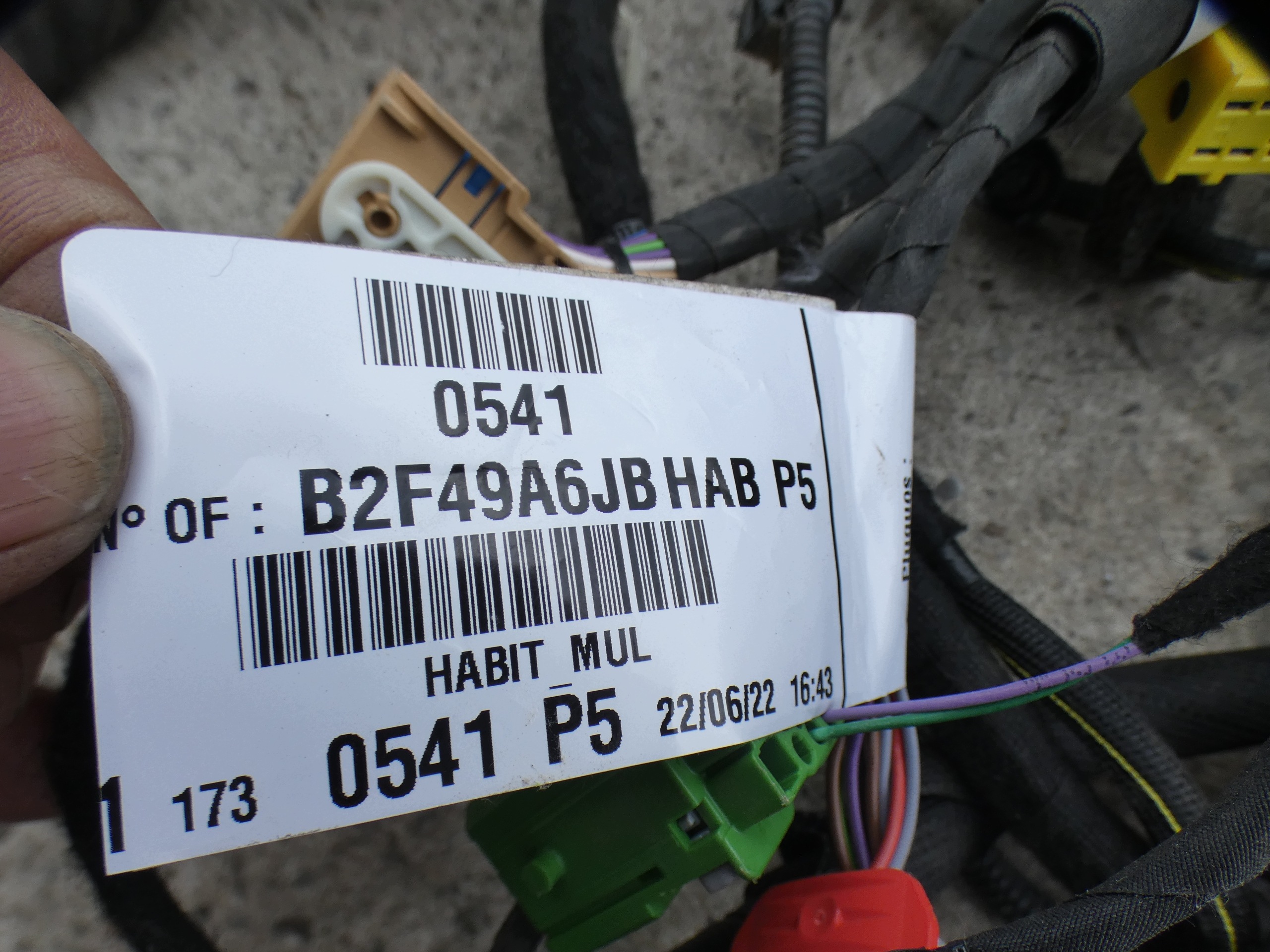 308 T101.2 THP bundle wiring SIOLNIKA KOMORY 11730541P5 2F49A6JBD785