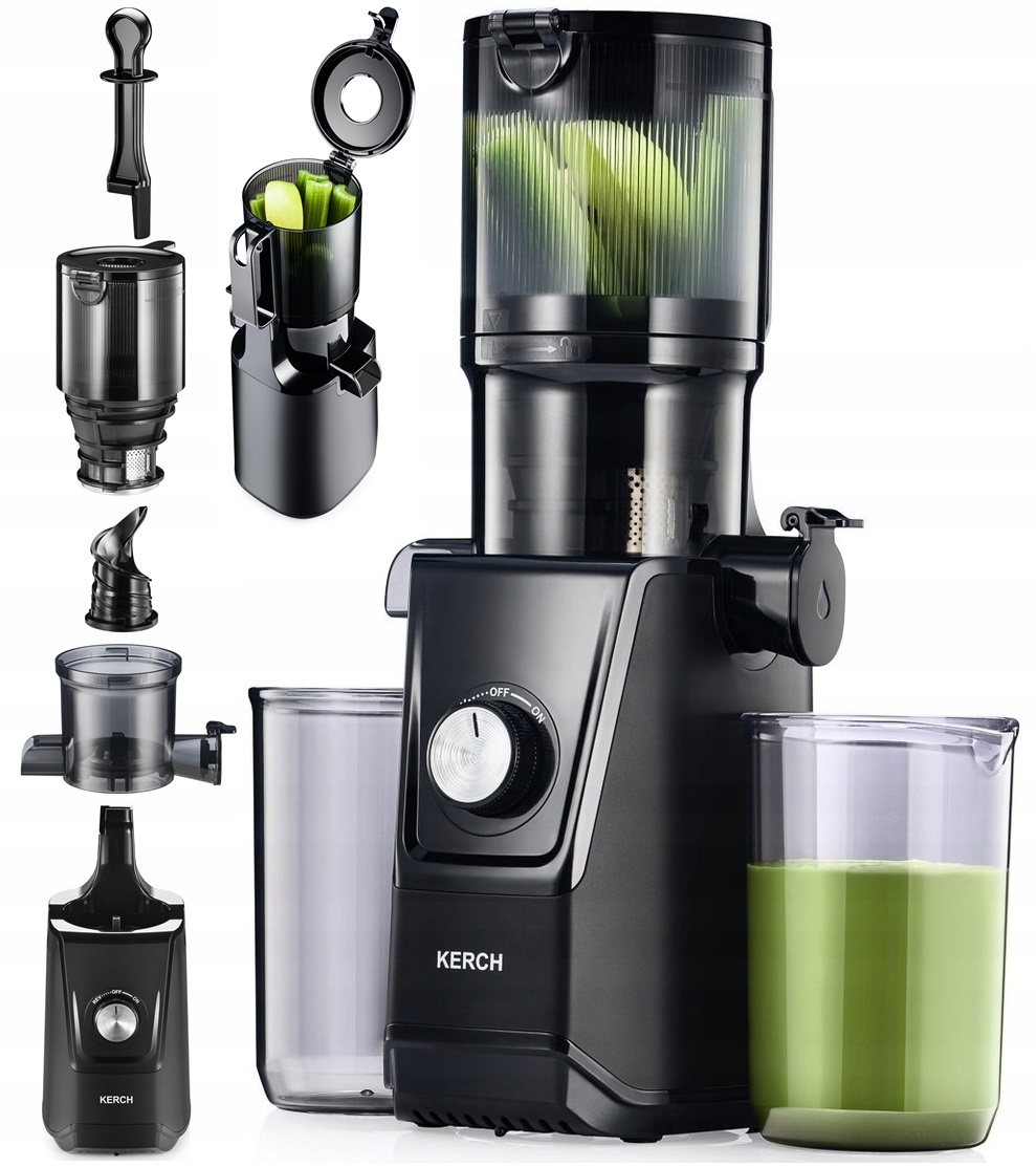 Wyciskarka Wolnoobrotowa Soków Warzyw Owoców Kerch Geri 500W 110MM